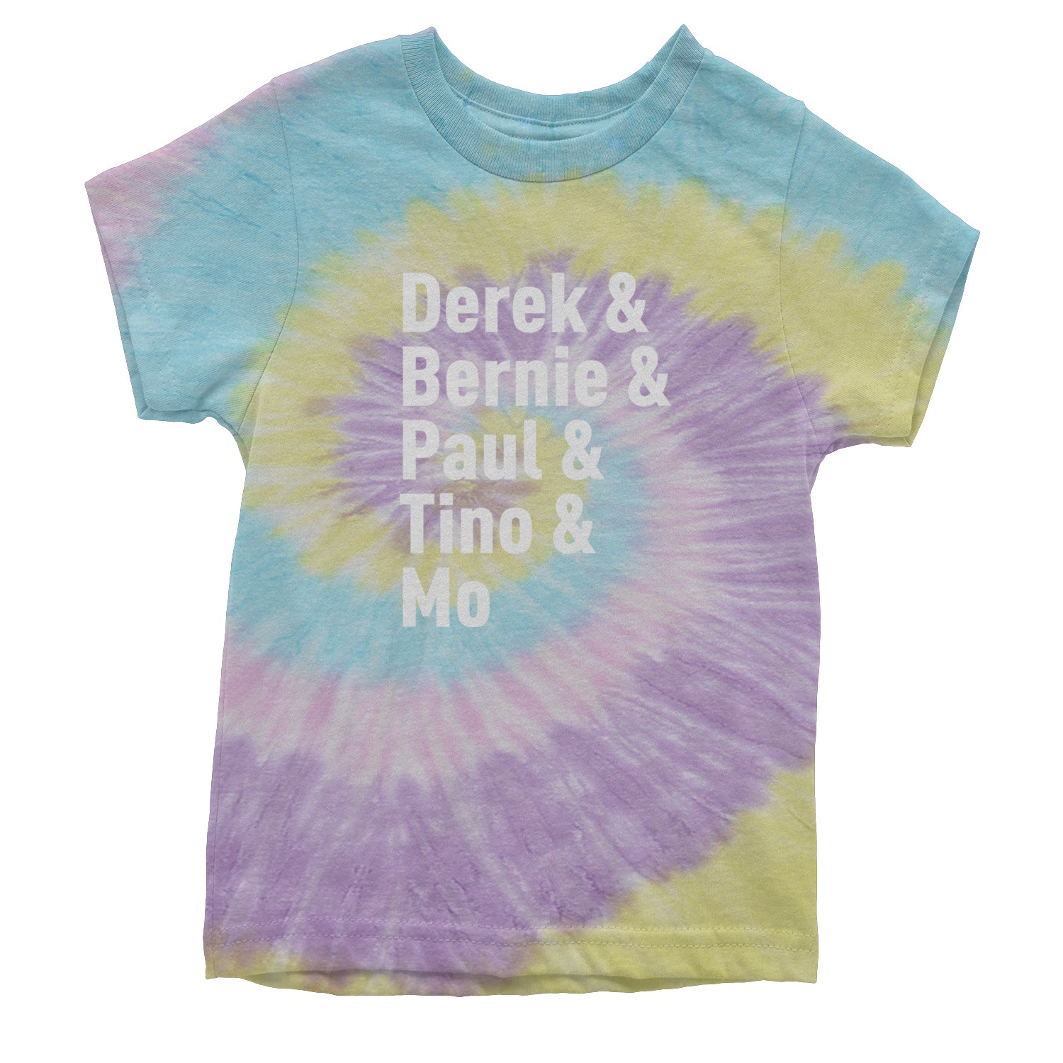 Derek and Bernie and Paul and Tino and Mo Youth T-shirt baseball, comes, here, judge, the by Expression Tees