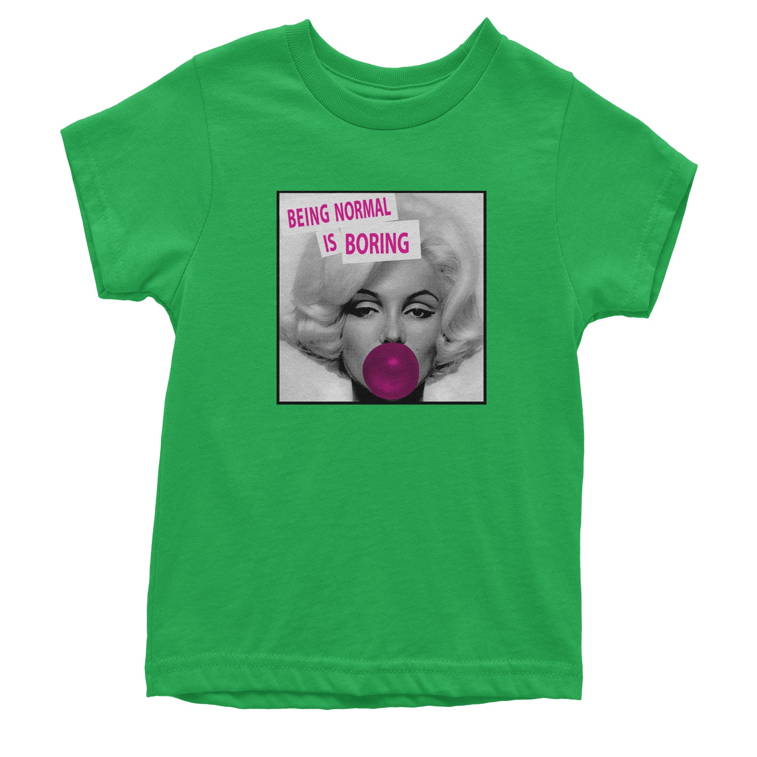Marilyn Monroe Being Normal Is Boring Youth T-shirt art, iconic, marilyn, monroe, pop by Expression Tees