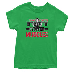 Dwight Schrute Gym For Muscles Office Workout Youth T-shirt