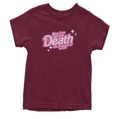 Now I am Become Death Barbenheimer Youth T-shirt
