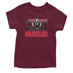 Dwight Schrute Gym For Muscles Office Workout Youth T-shirt
