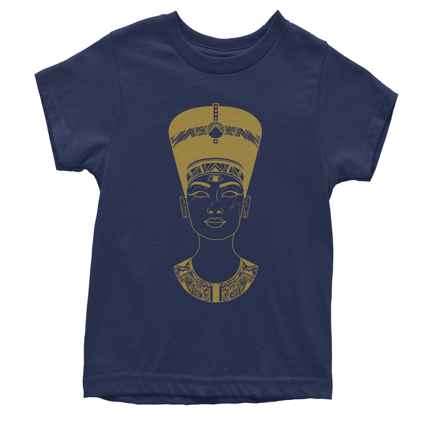 Nefertiti Egyptian Queen Youth T-shirt african, american, aten, egyptian, goddess by Expression Tees