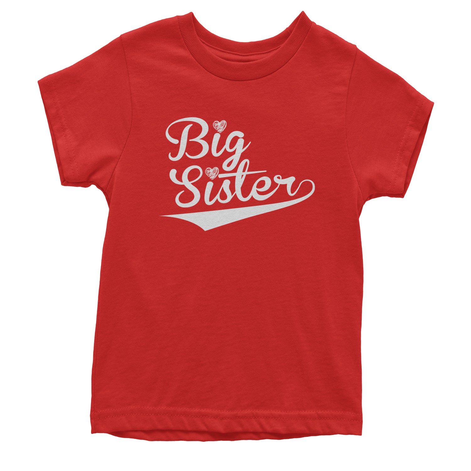 Big Sister Sibling Youth T-shirt announcement, big, brother, family, little, rivalry, sibling, sister by Expression Tees