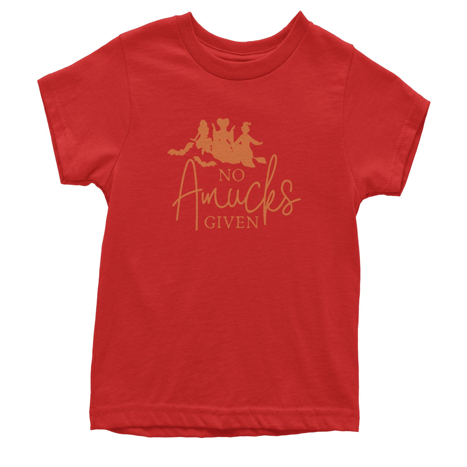 No Amucks Given Hocus Pocus Youth T-shirt descendants, enchanted, eve, hallows, hocus, or, pocus, sanderson, sisters, treat, trick, witches by Expression Tees
