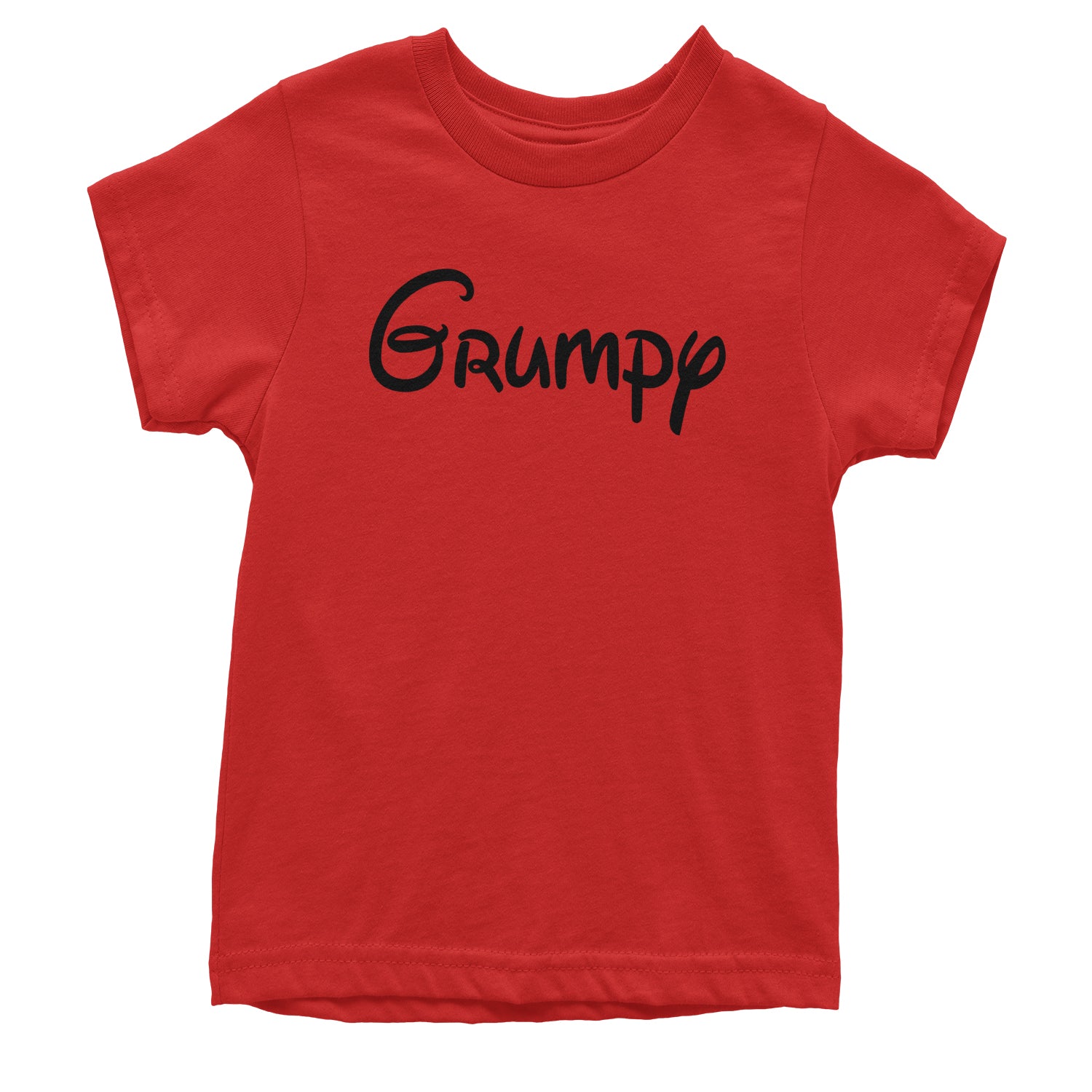 Grumpy - 7 Dwarfs Costume Youth T-shirt and, costume, dwarfs, group, halloween, matching, seven, snow, the, white by Expression Tees
