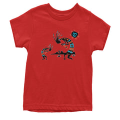 Native American Kokopelli Southwest Youth T-shirt american, hopi, indian, native, navajo by Expression Tees