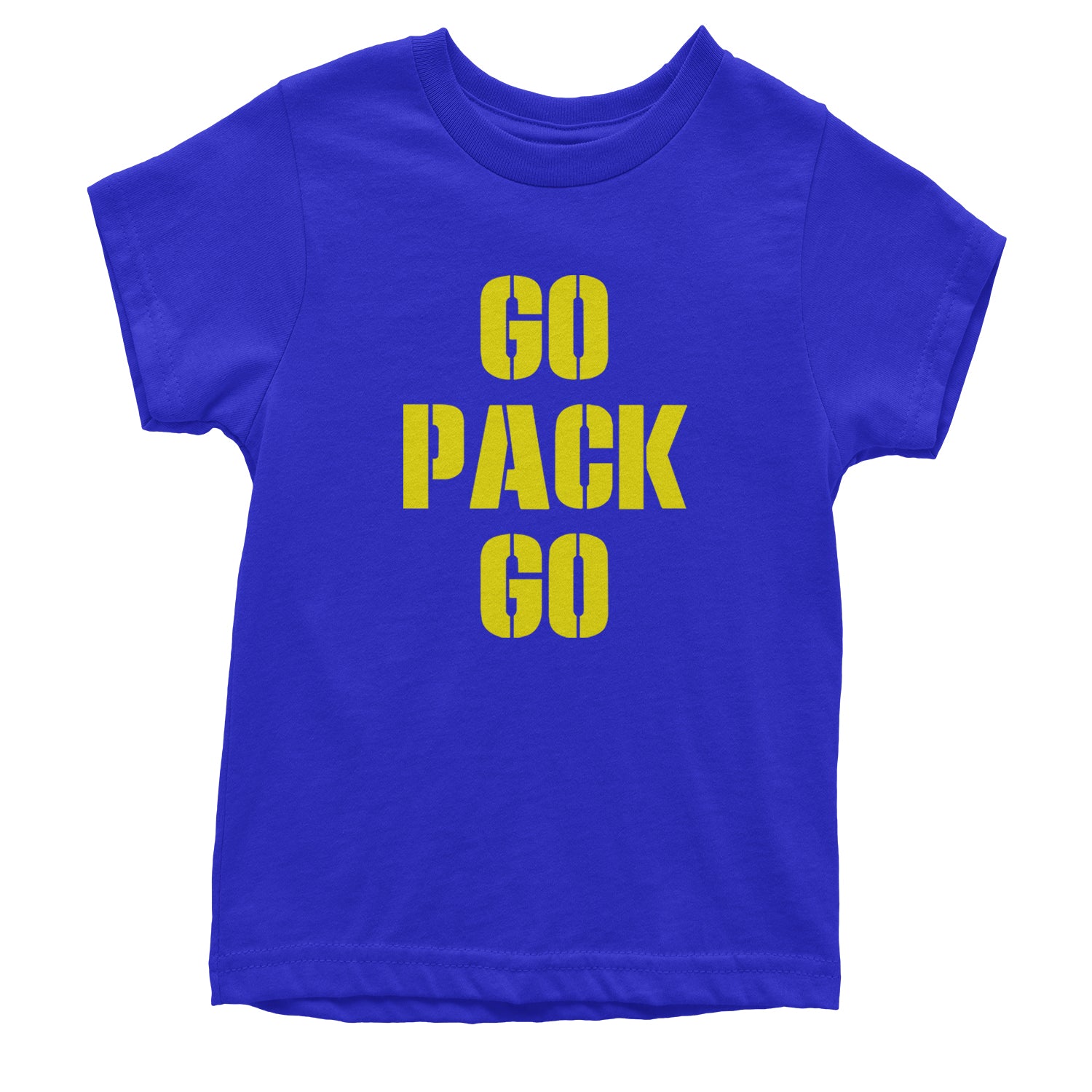 Go Pack Go Green Bay Youth T-Shirt - Maroon Kids X-Small