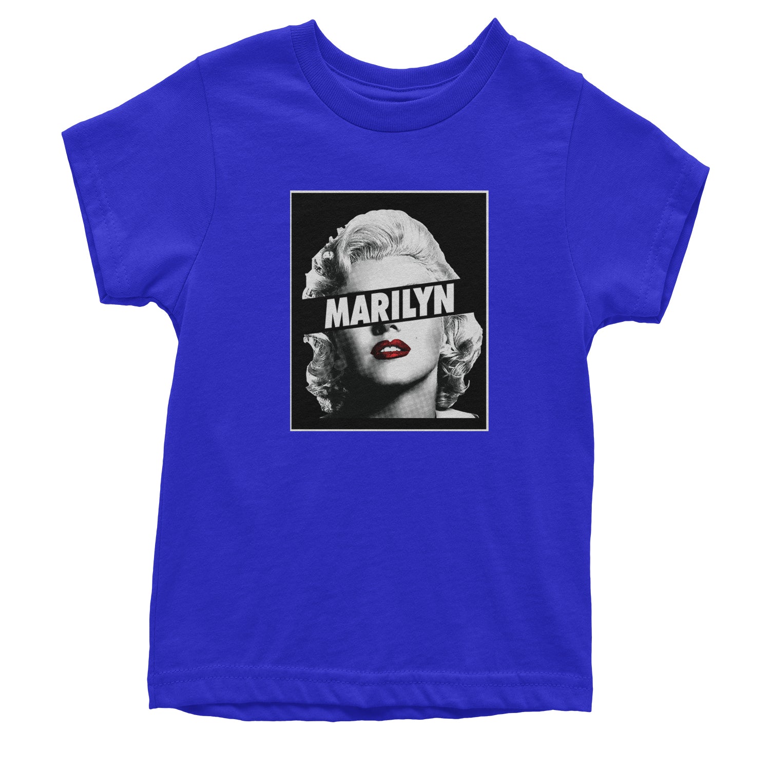 Marilyn Monroe Censored Youth T-shirt american, icon, marilyn, monroe by Expression Tees