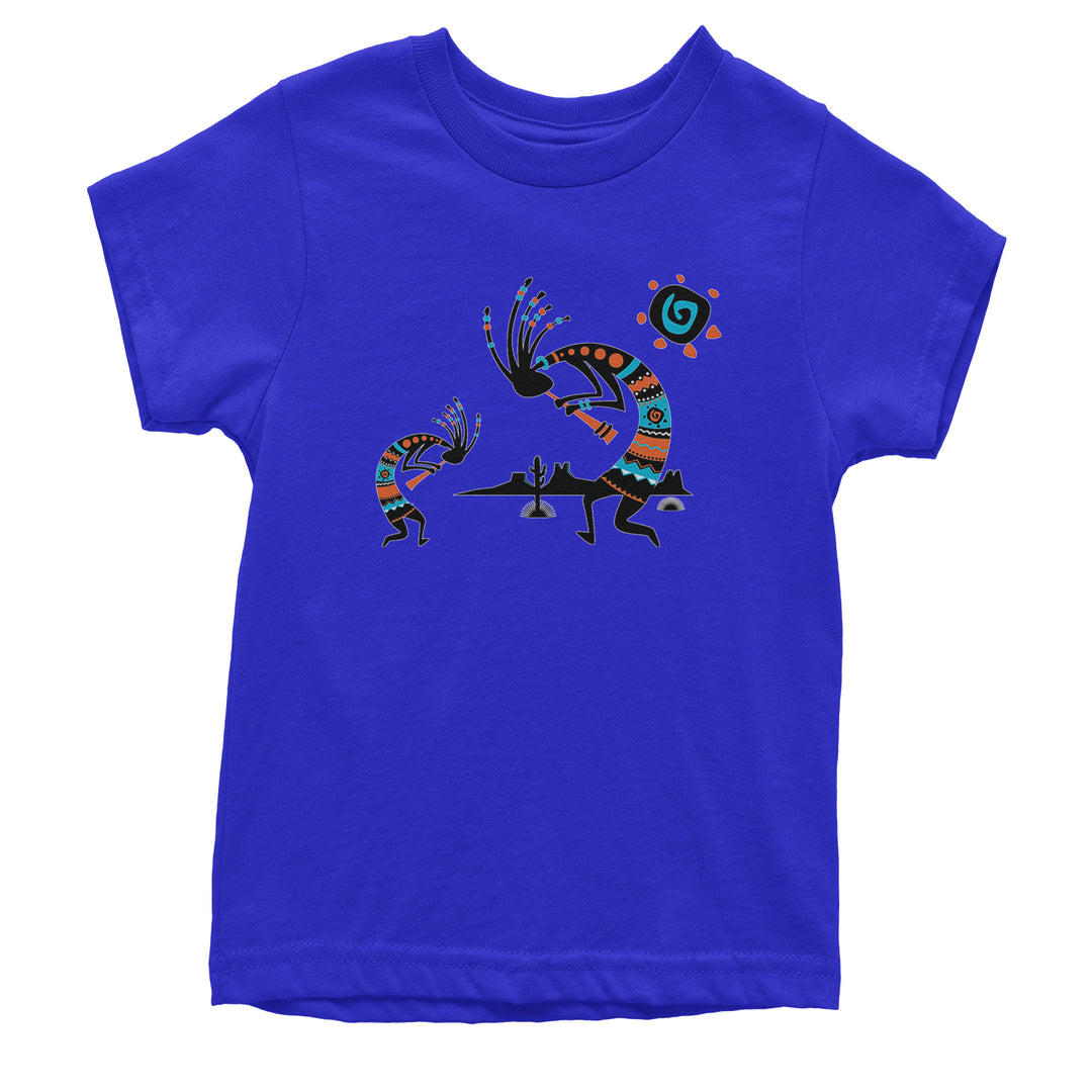 Native American Kokopelli Southwest Youth T-shirt american, hopi, indian, native, navajo by Expression Tees