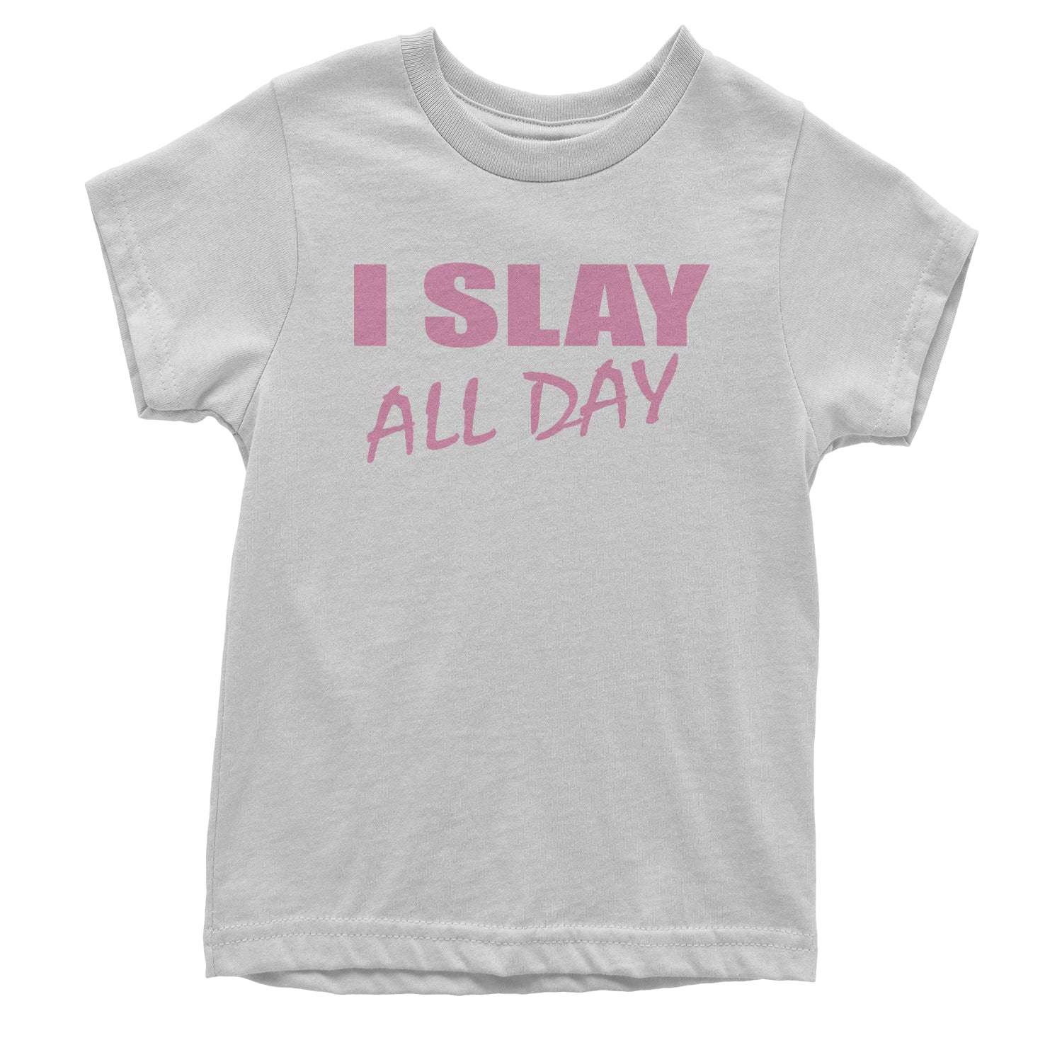 I Slay All Day Youth T-shirt all, beyhive, day, formation, slay by Expression Tees