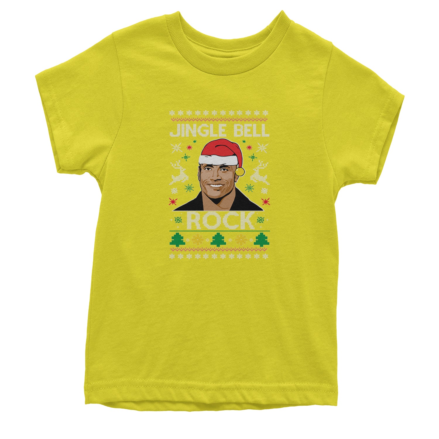 Jingle Bell Rock Ugly Christmas Youth T-shirt 2018, champ, Christmas, dwayne, johnson, peoples, rock, Sweatshirts, the, Ugly by Expression Tees