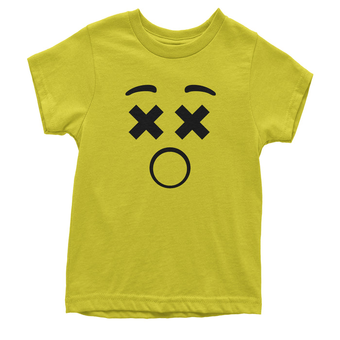 Emoticon XX Eyes Smile Face Youth T-shirt