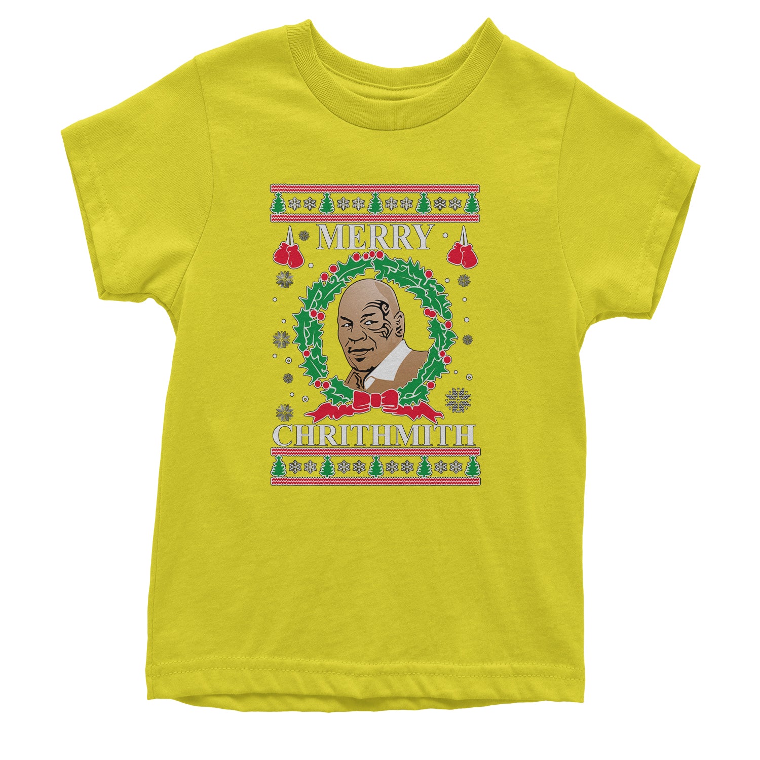 Merry Chrithmith Ugly Christmas Youth T-shirt christmas, holiday, michael, mike, sweater, tyson, ugly by Expression Tees