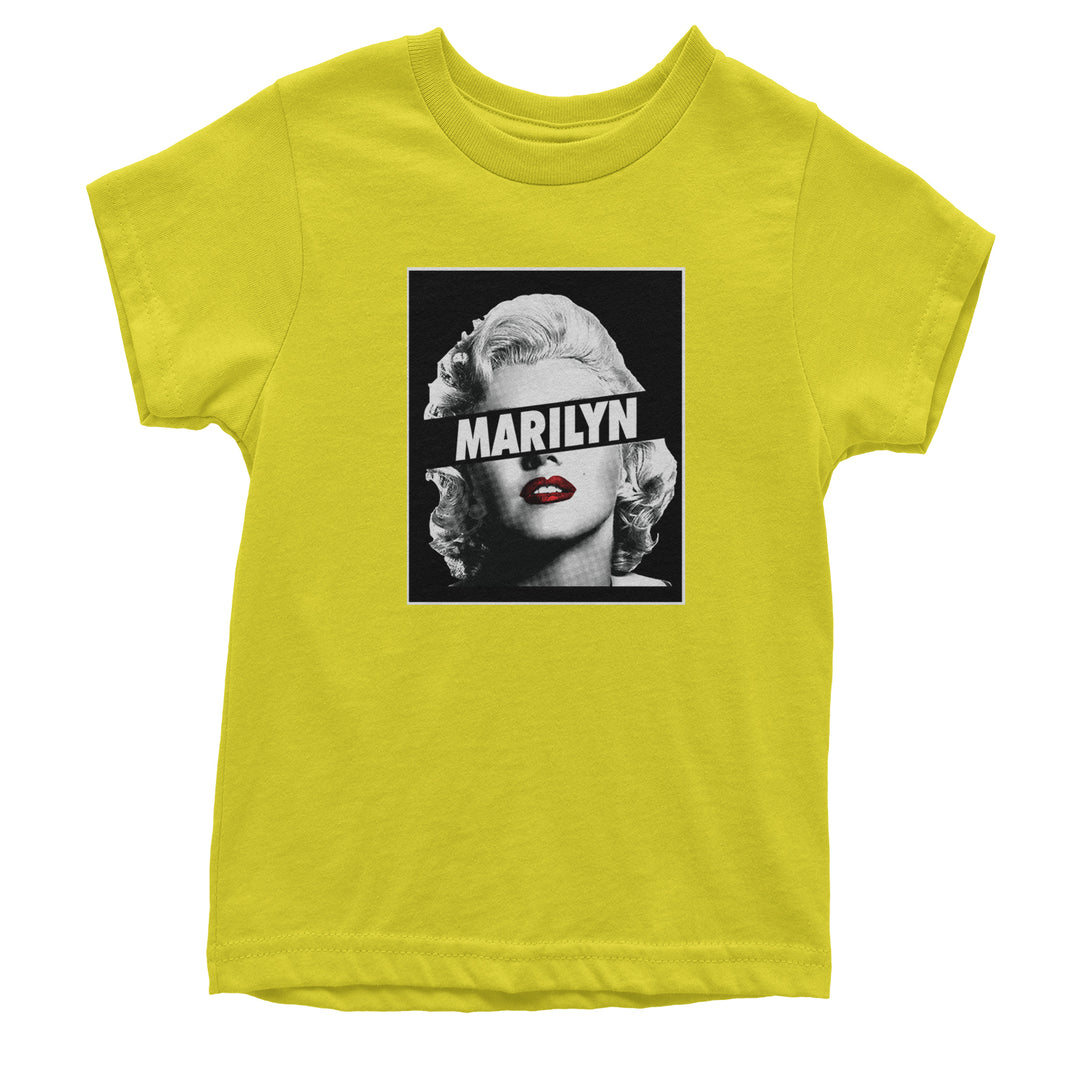Marilyn Monroe Censored Youth T-shirt american, icon, marilyn, monroe by Expression Tees