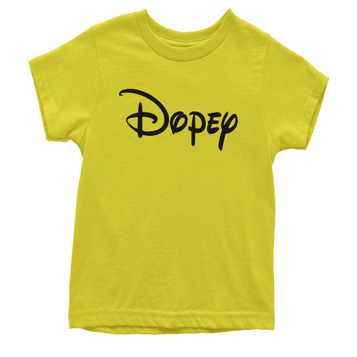 Dopey - 7 Dwarfs Costume Youth T-shirt and, costume, dwarfs, group, halloween, matching, seven, snow, the, white by Expression Tees