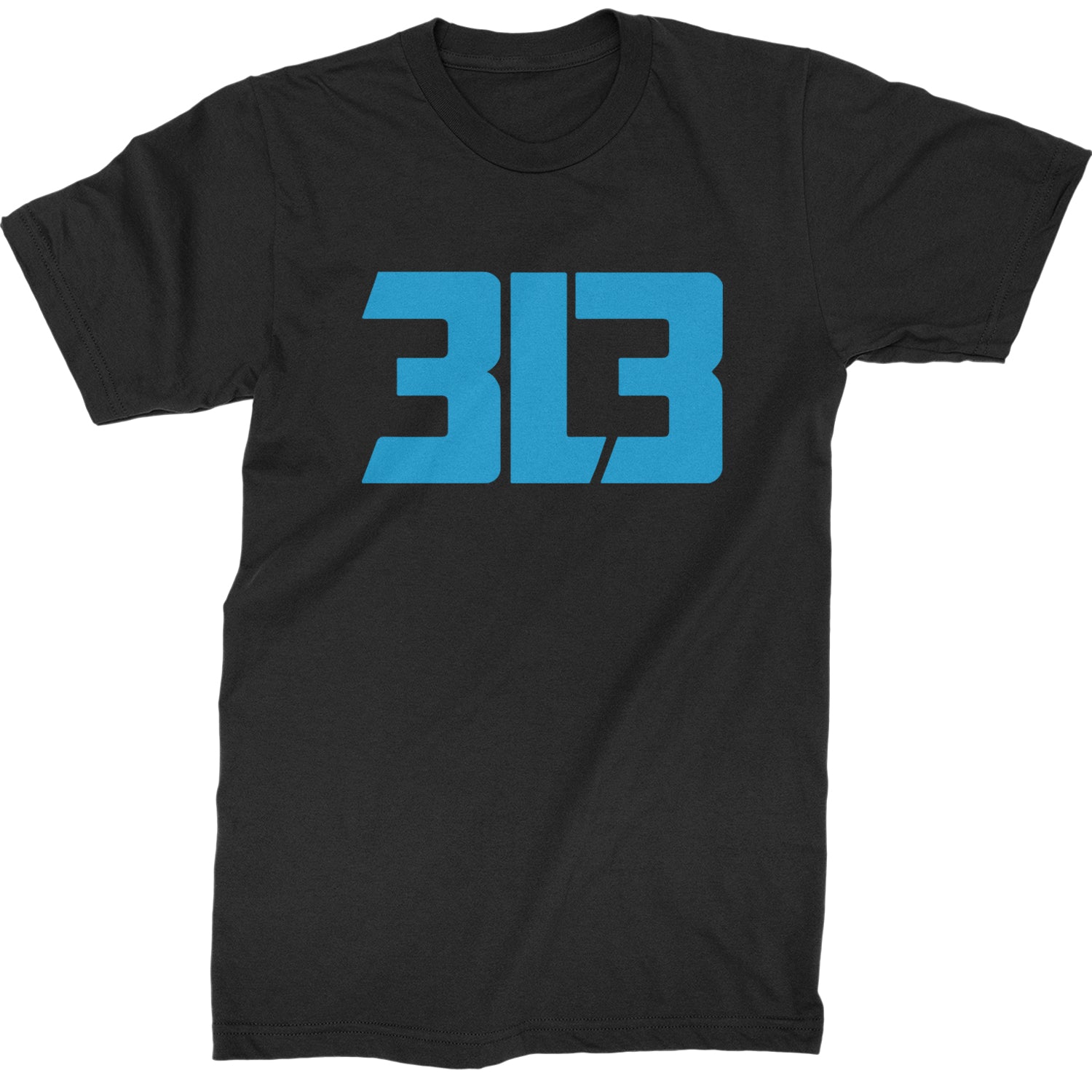 3L3 From The 313 Detroit Football Mens T-shirt