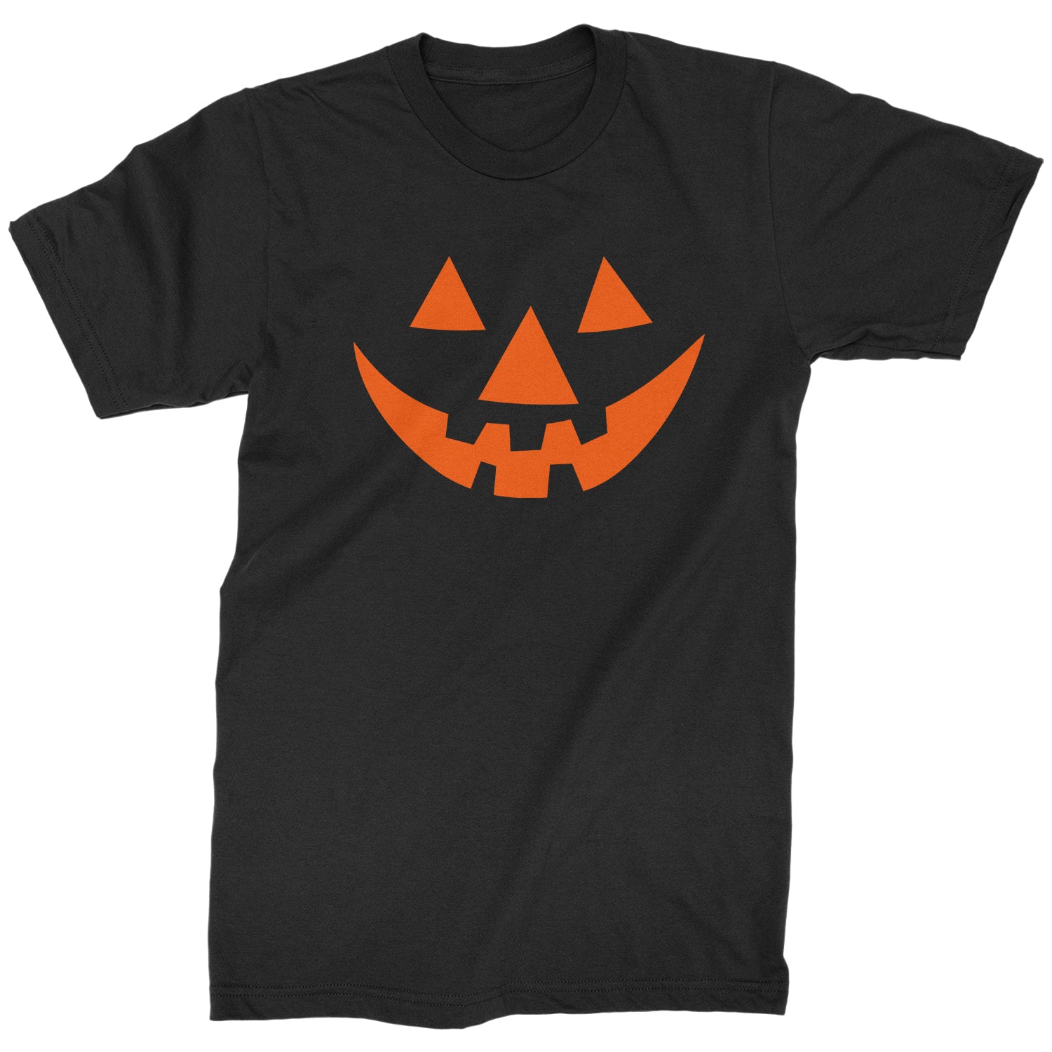 Pumpkin Face (Orange Print) Mens T-shirt costume, dress, dressup, eve, halloween, hallows, jackolantern, party, up by Expression Tees