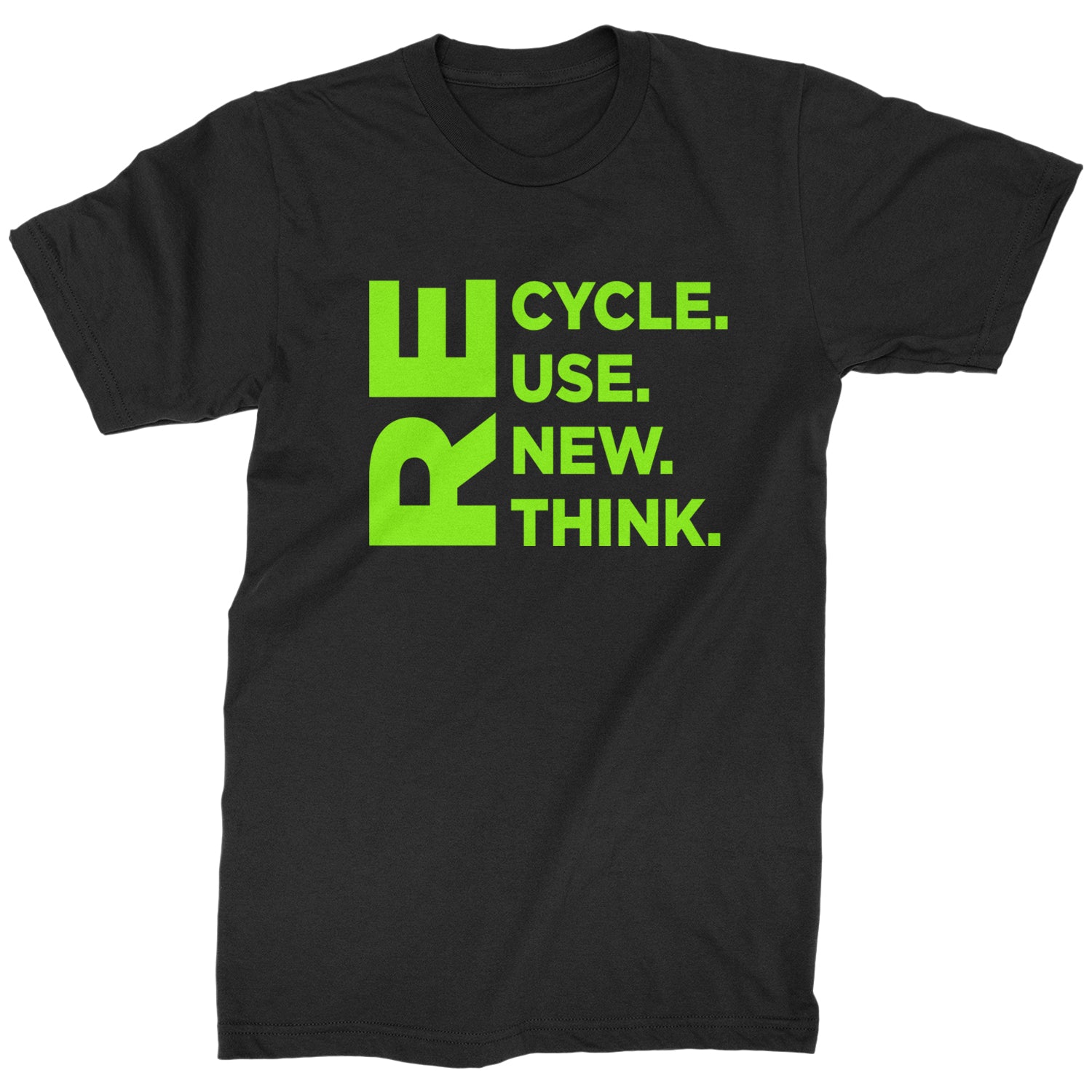 Recycle Reuse Renew Rethink Earth Day Crisis Environmental Activism  Mens T-shirt