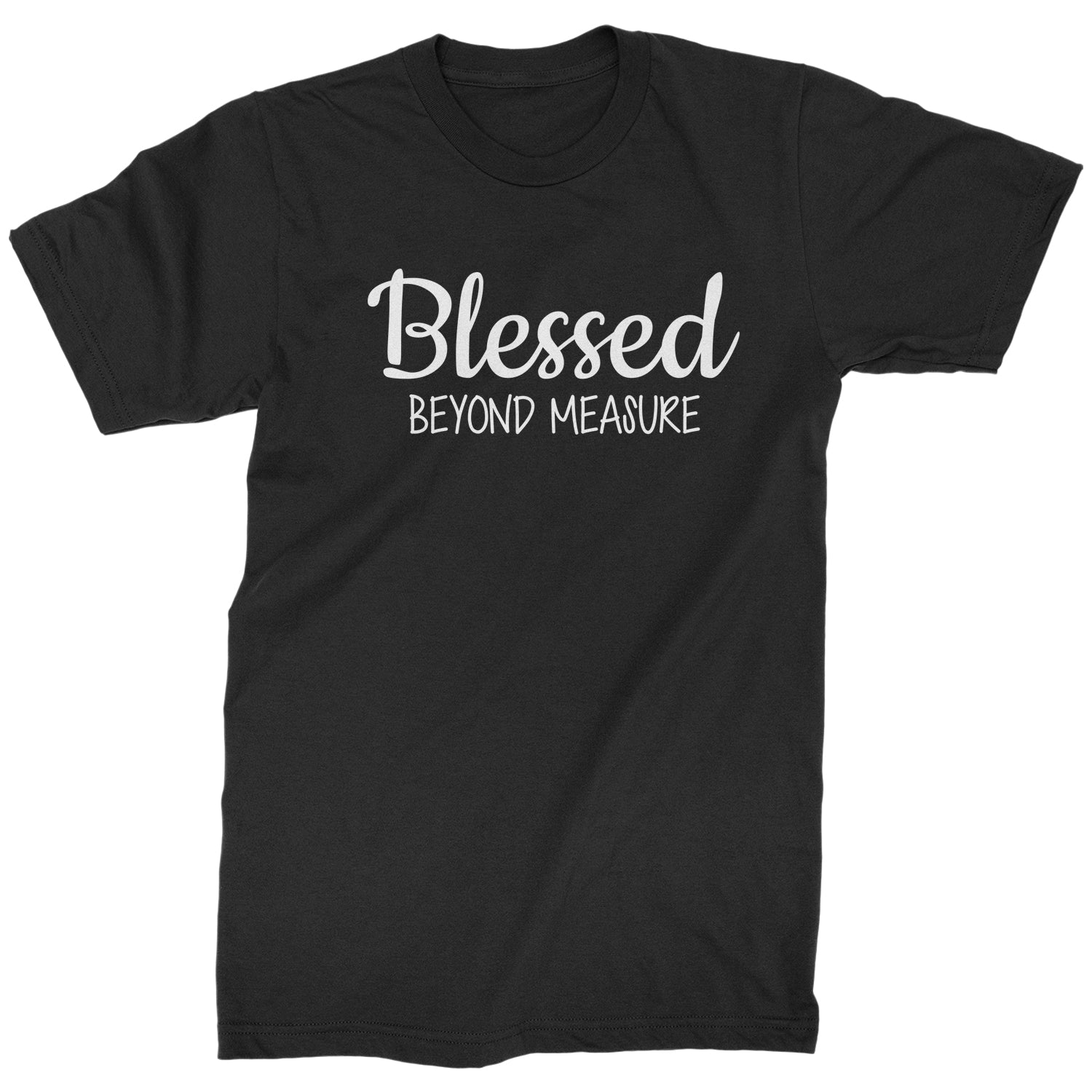 Blessed Beyond Measure Mens T-shirt blessed, face, look by Expression Tees