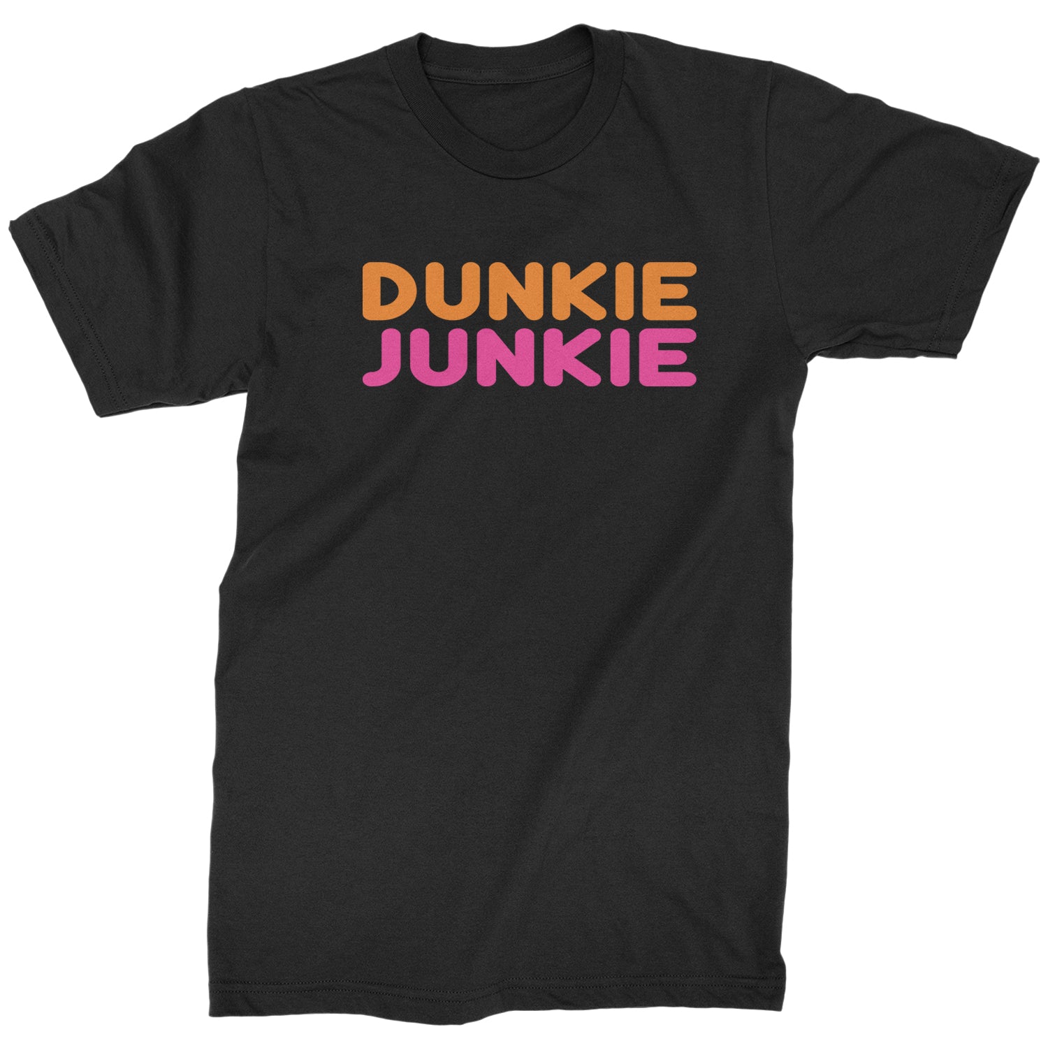 Dunkie Junkie Mens T-shirt addict, capuccino, coffee, dd, dnkn, dunkin, dunking, latte by Expression Tees