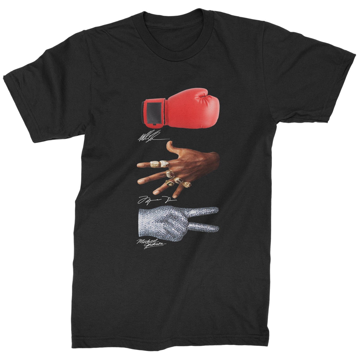 Tyson Jordan Jackson Iconic Hands Mens T-shirt jackson, jordan, michael, mike, tyson by Expression Tees