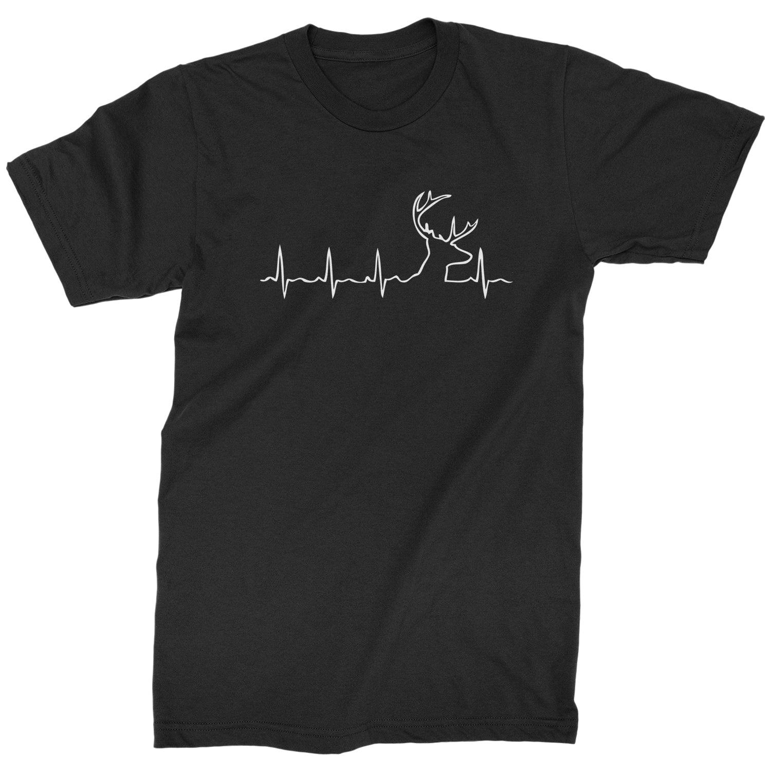 Hunting Heartbeat Dear Head Mens T-shirt #expressiontees by Expression Tees