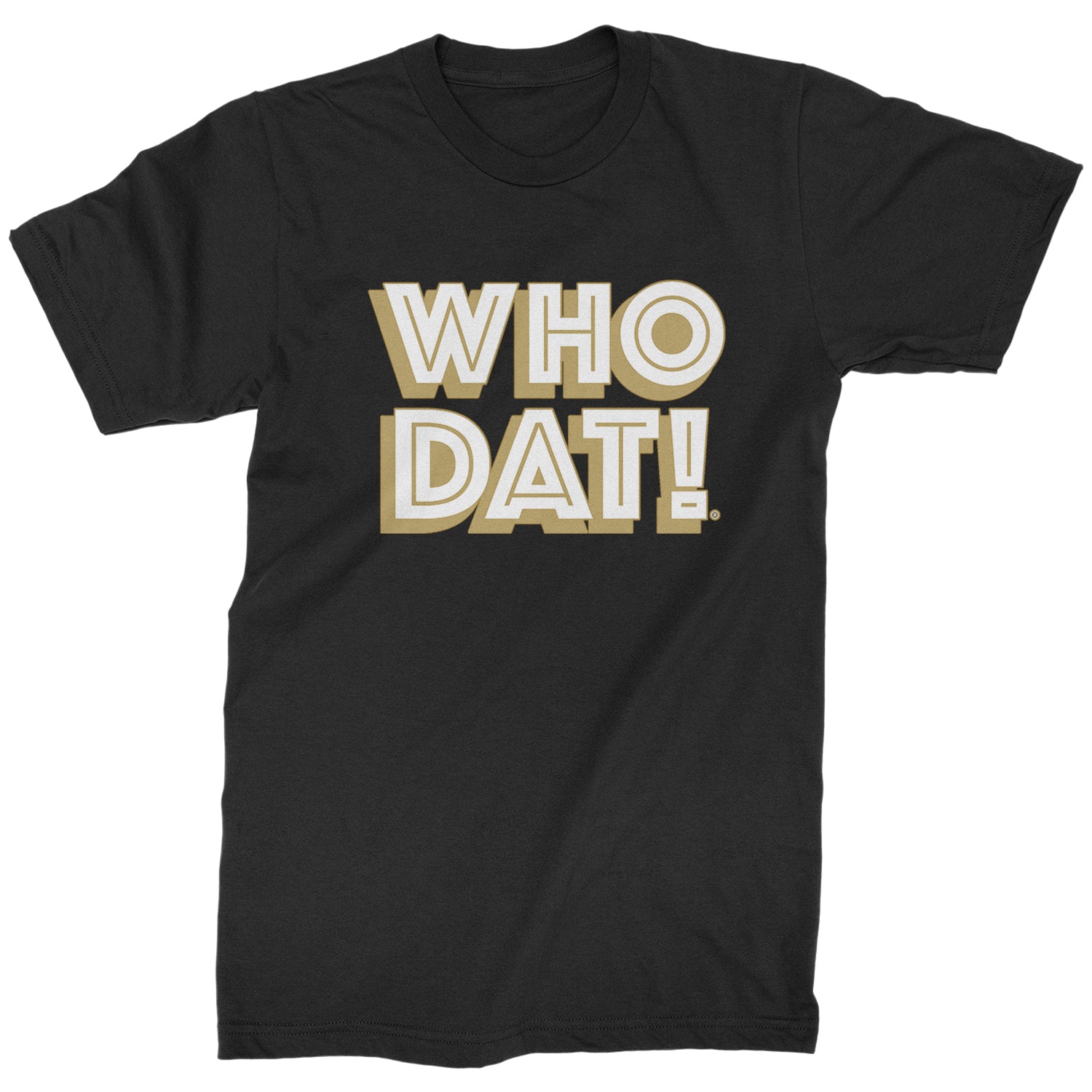 Who Dat Nation Big Bold New Orleans Mens T-shirt