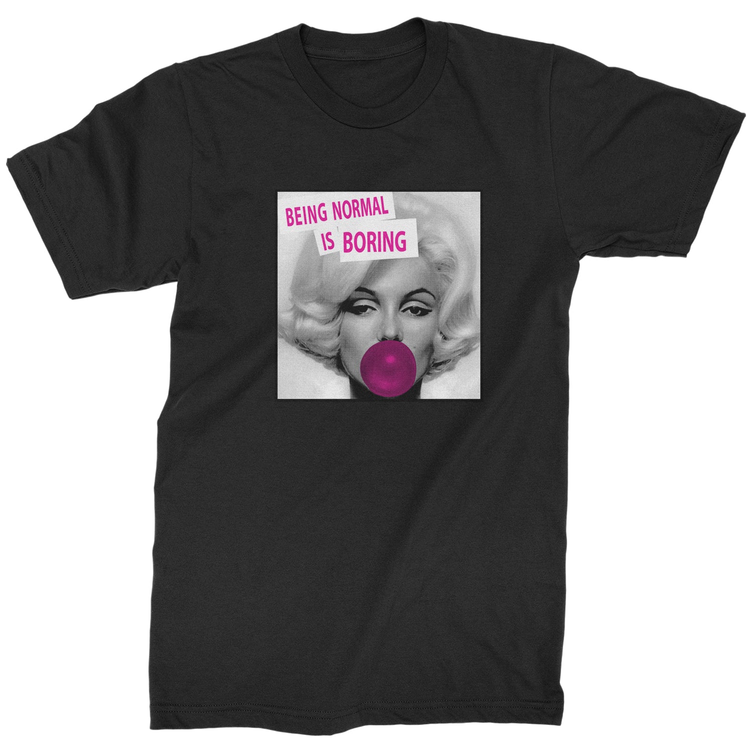 Marilyn Monroe Being Normal Is Boring Mens T-shirt art, iconic, marilyn, monroe, pop by Expression Tees