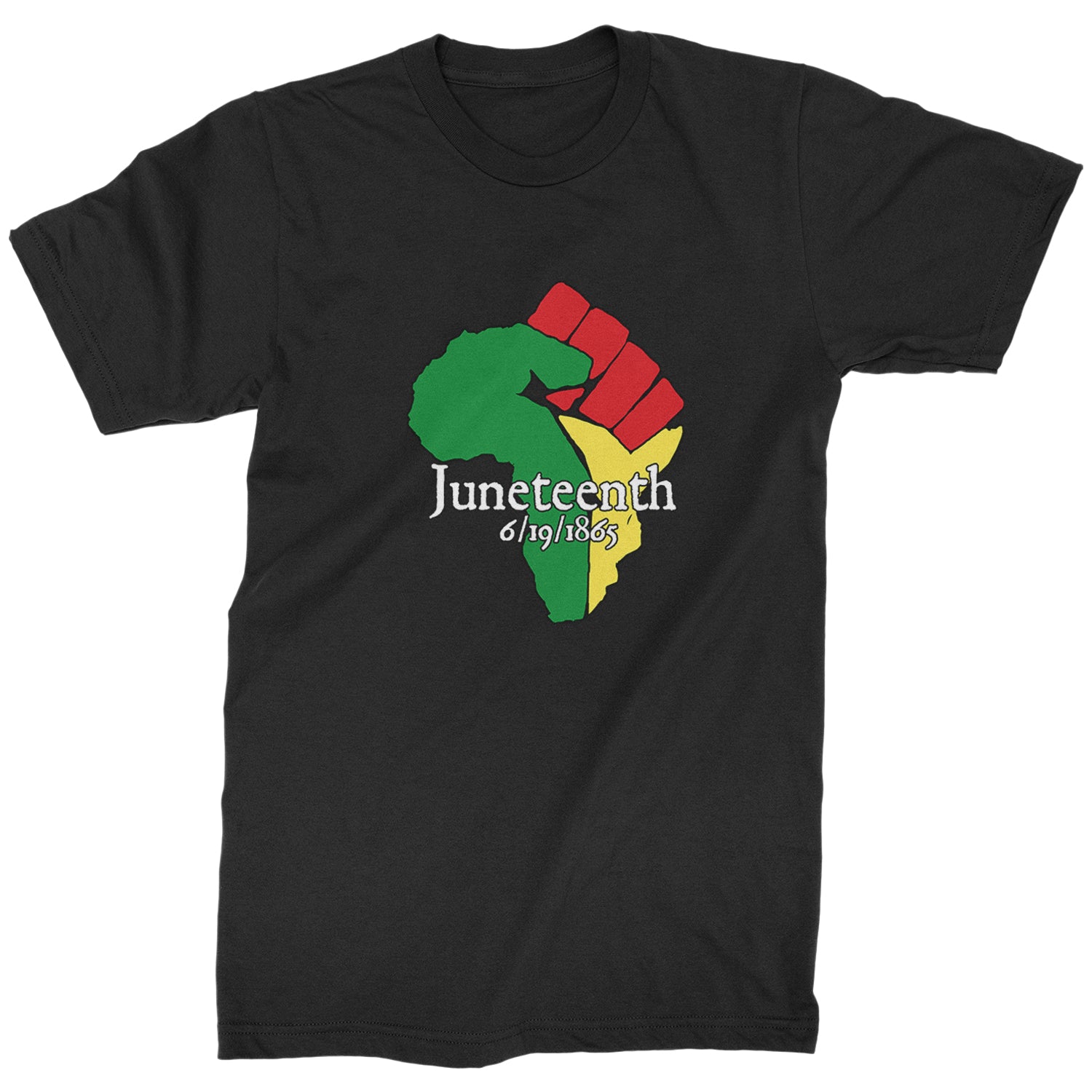 Juneteenth Raised Fist Africa Celebrate Emancipation Day Mens T-shirt