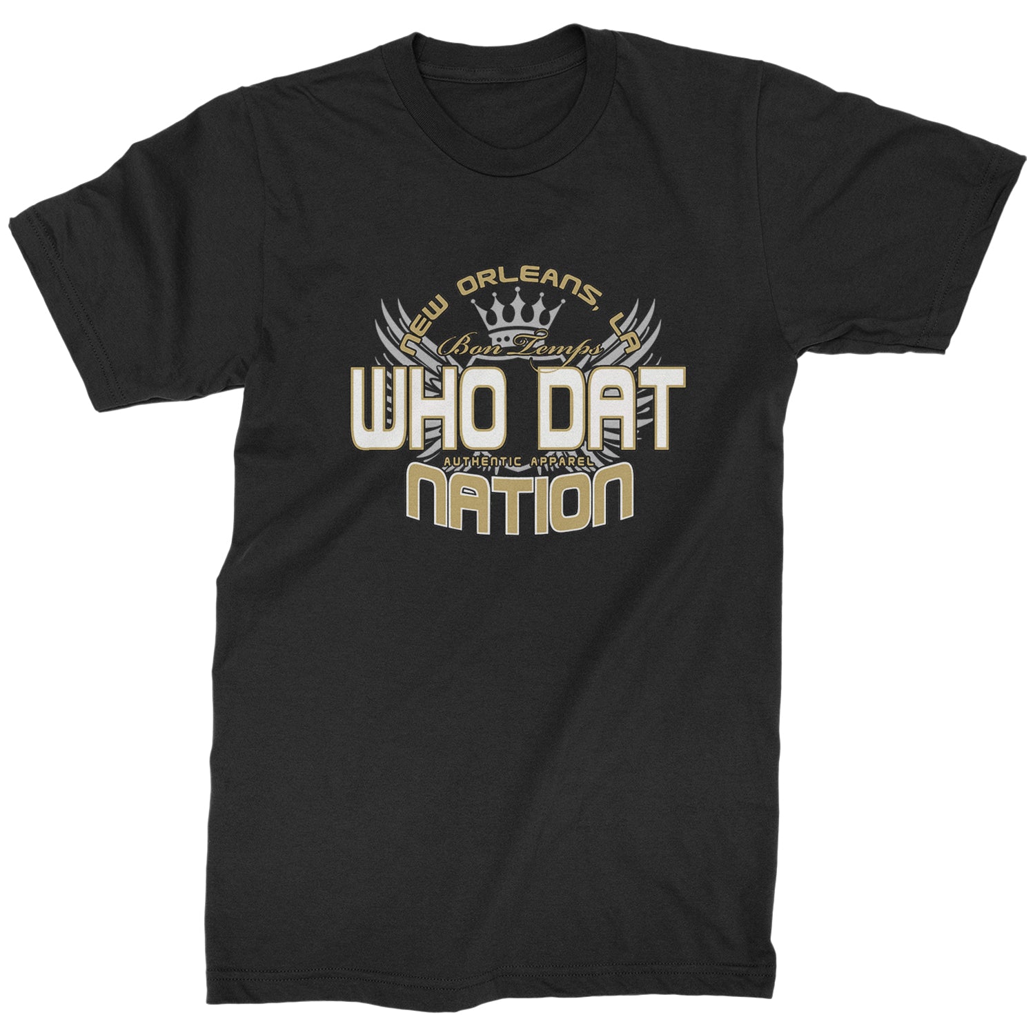 Who Dat Nation New Orleans (Color) Mens T-shirt