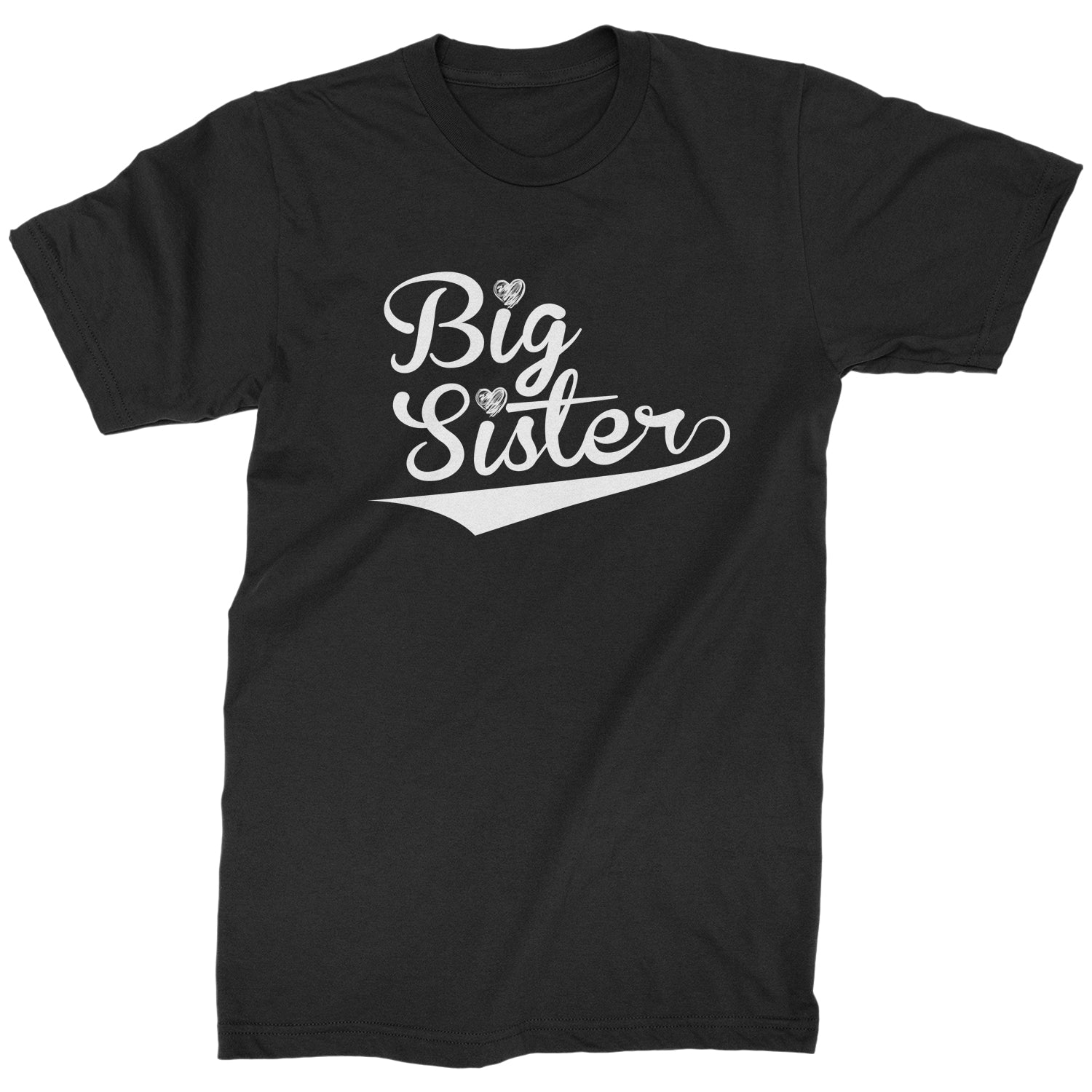 Big Sister Sibling Mens T-shirt announcement, big, brother, family, little, rivalry, sibling, sister by Expression Tees