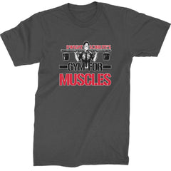 Dwight Schrute Gym For Muscles Office Workout Mens T-shirt