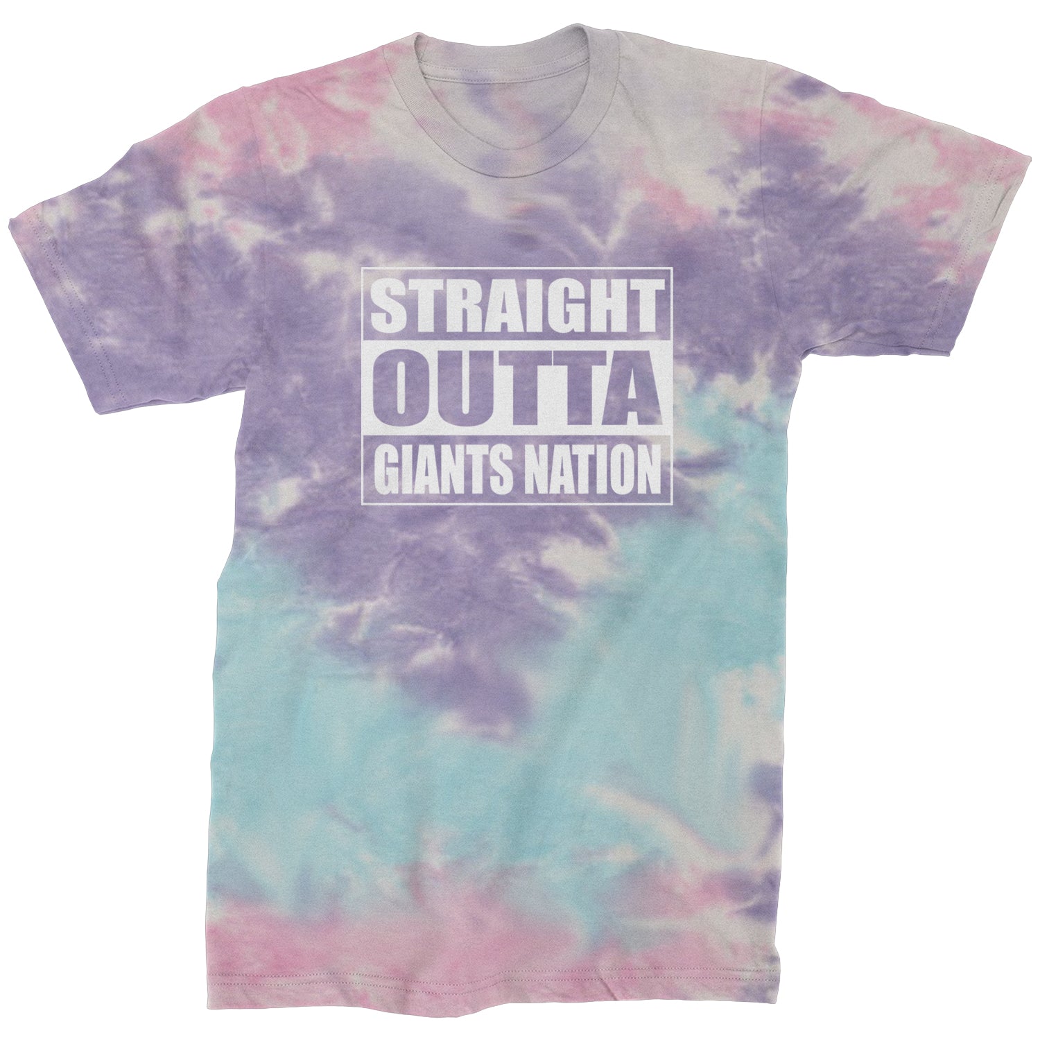 Straight Outta Giants Nation Mens T-shirt bleed, blue, football, giants, new, ny, york by Expression Tees