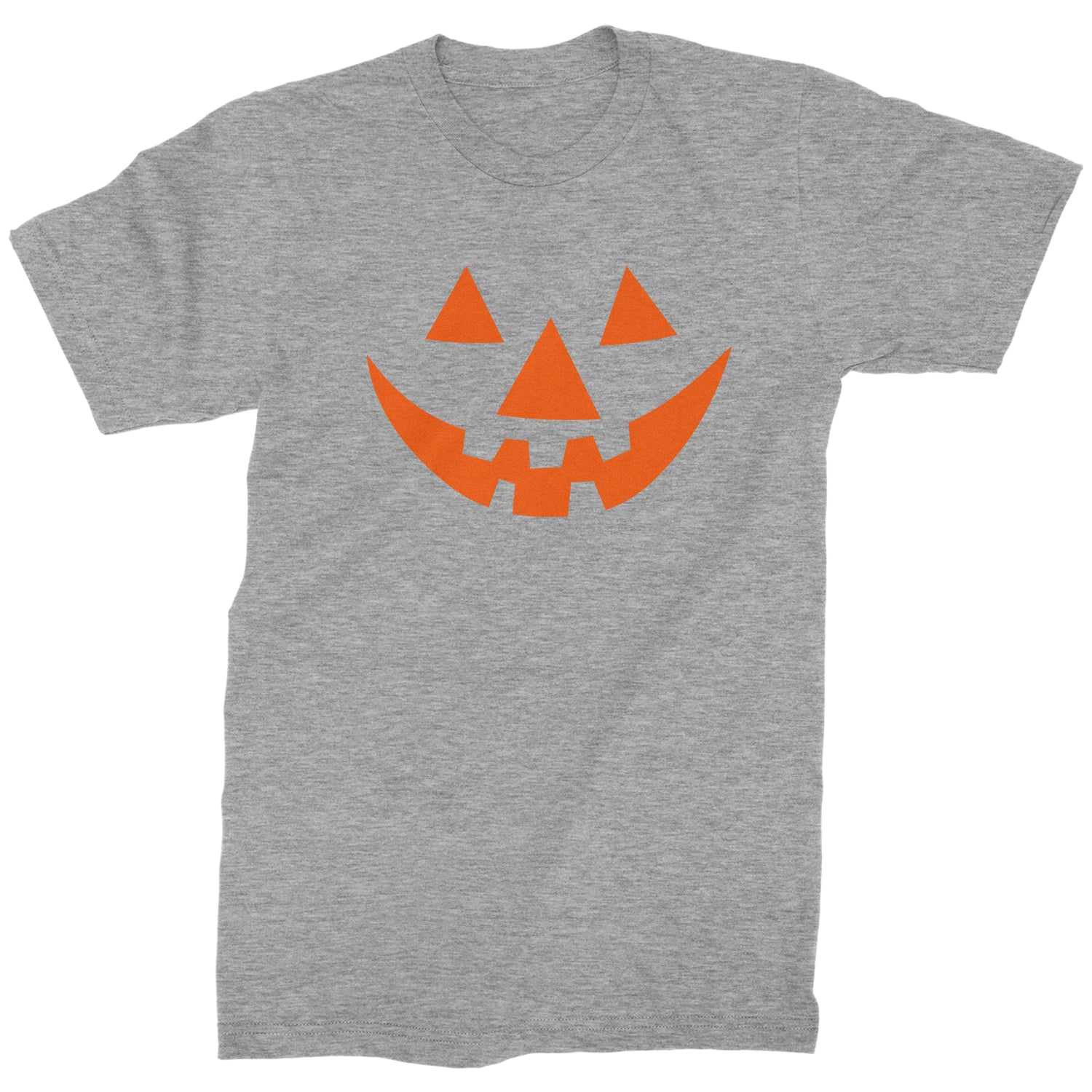 Pumpkin Face (Orange Print) Mens T-shirt costume, dress, dressup, eve, halloween, hallows, jackolantern, party, up by Expression Tees