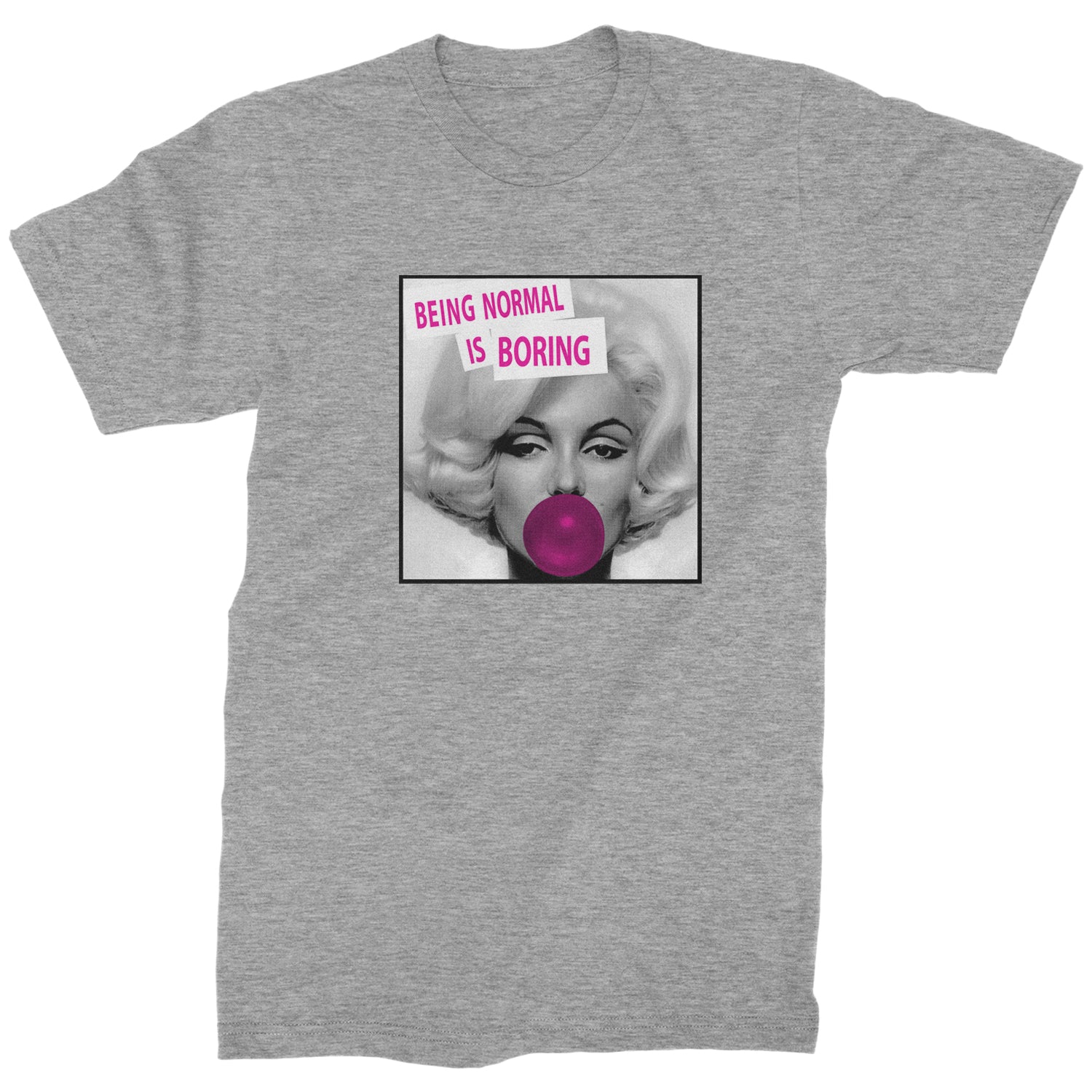 Marilyn Monroe Being Normal Is Boring Mens T-shirt art, iconic, marilyn, monroe, pop by Expression Tees