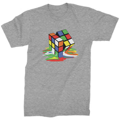 Melting Multi-Colored Cube Mens T-shirt gamer, gaming, nerd, shirt by Expression Tees