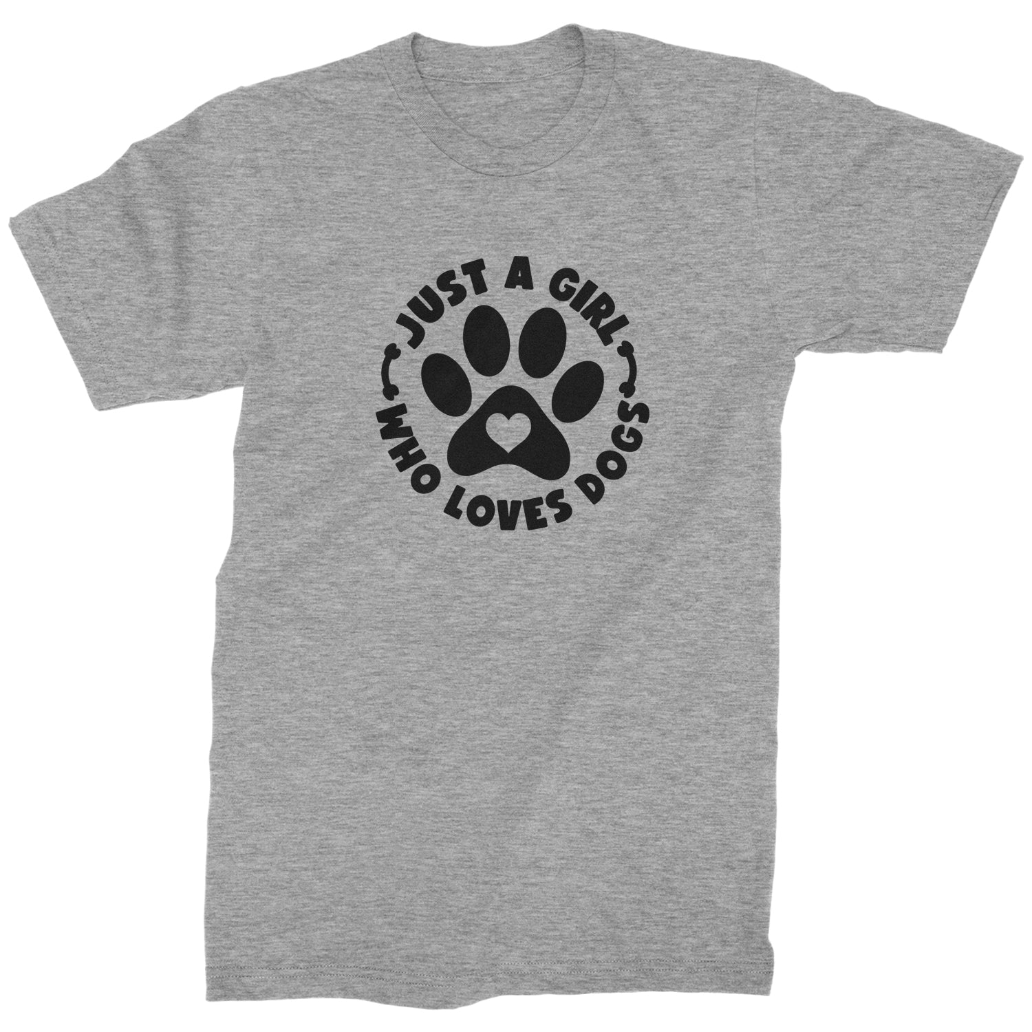 Dogs Just A Girl Who Loves DOGS Mens T-shirt dog, puppy, rescue by Expression Tees