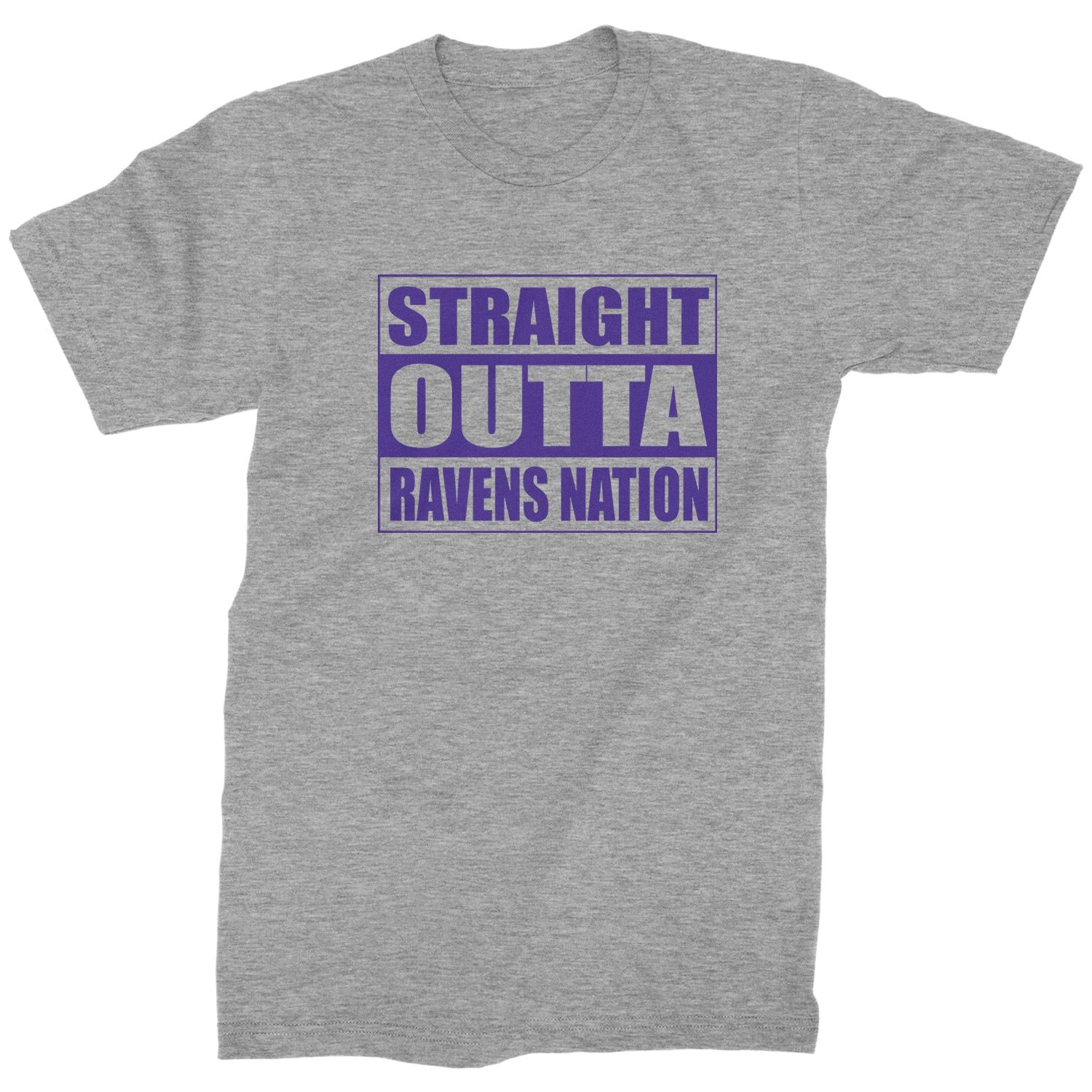 Straight Outta Ravens Nation Mens T-shirt bateman, brown, football, jackson, lamar, marquise, rashod, sammy, watkins by Expression Tees