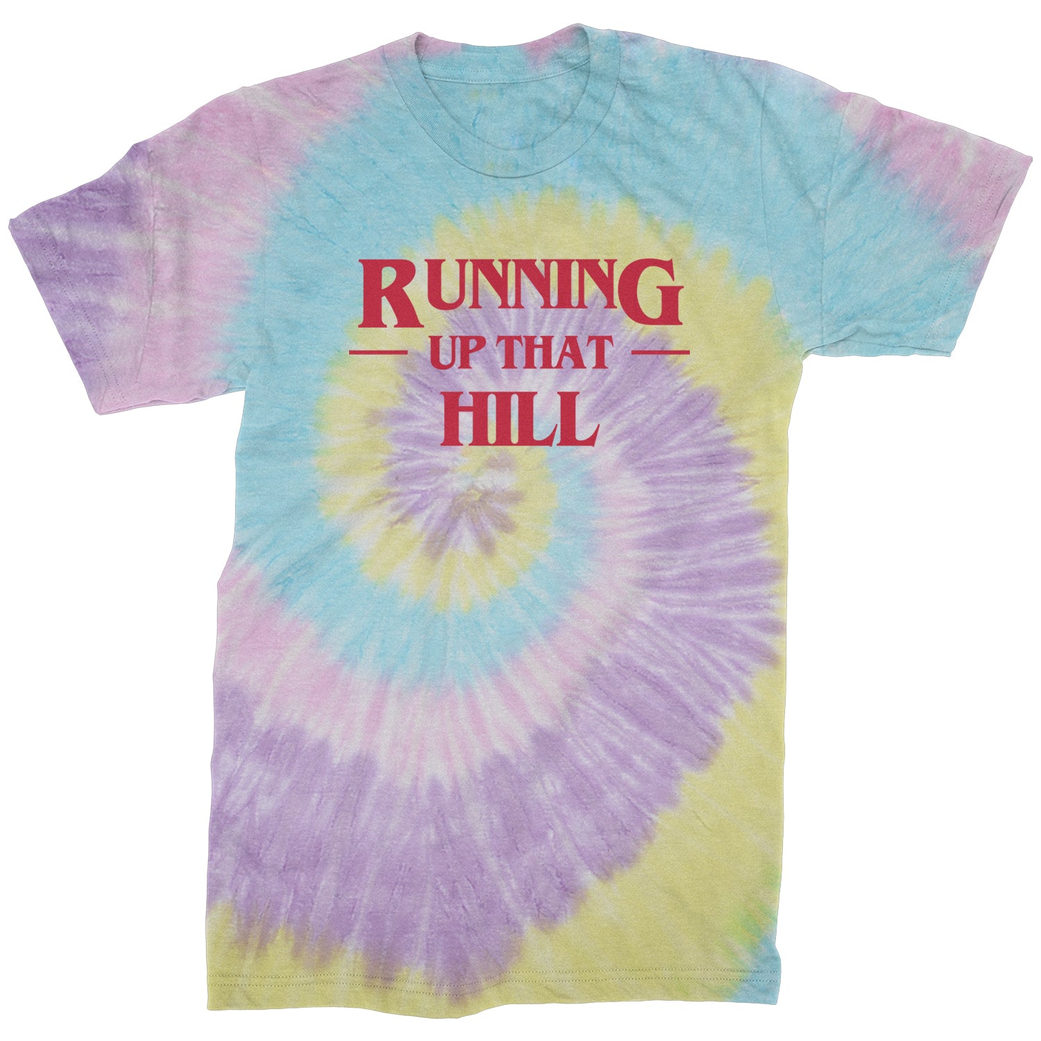 Running Up That Hill Mens T-shirt 4, don’t, eleven, four, friends, lie, season by Expression Tees