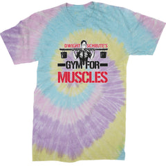 Dwight Schrute Gym For Muscles Office Workout Mens T-shirt