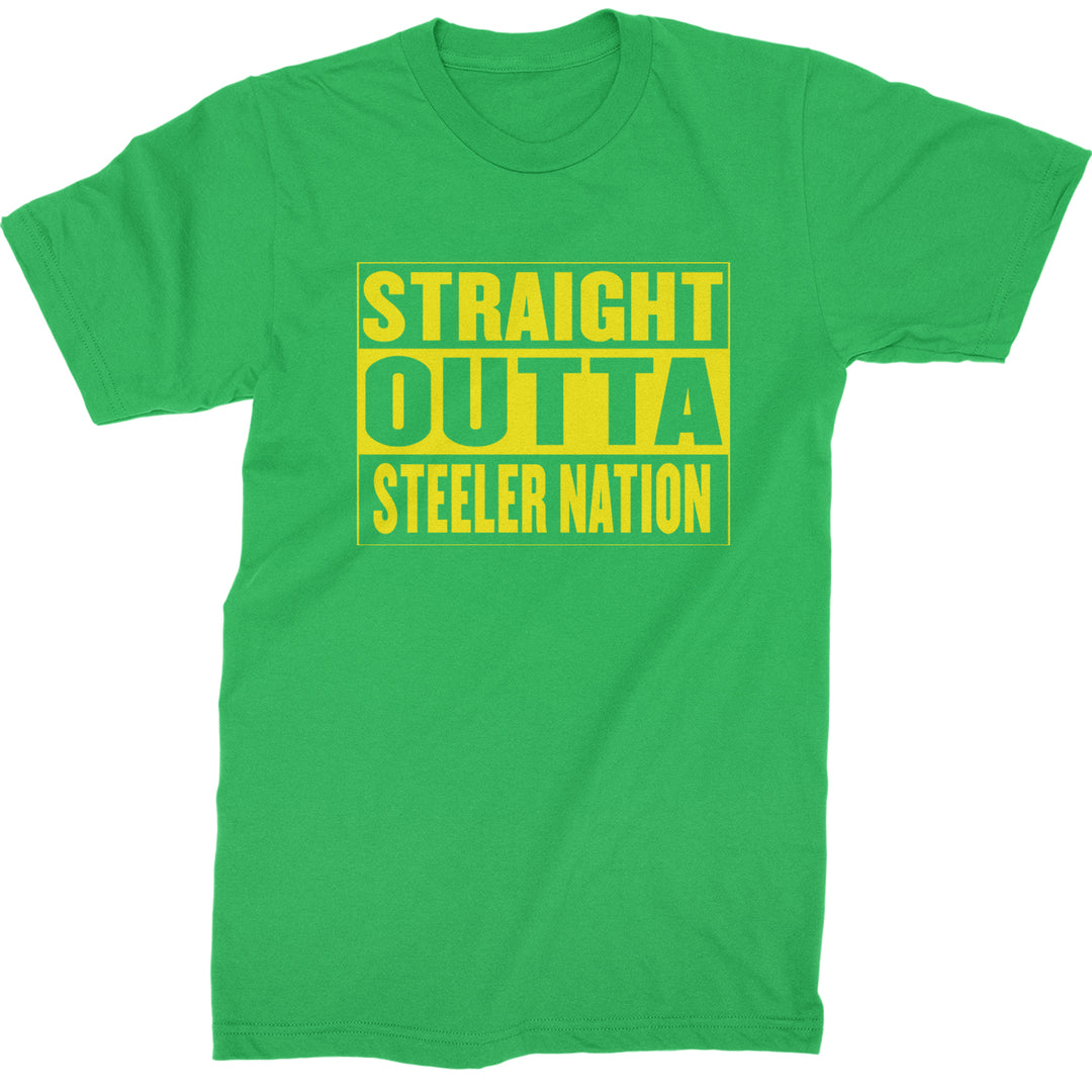 Straight Outta Steeler Nation Football  Mens T-shirt