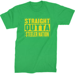 Straight Outta Steeler Nation Football  Mens T-shirt