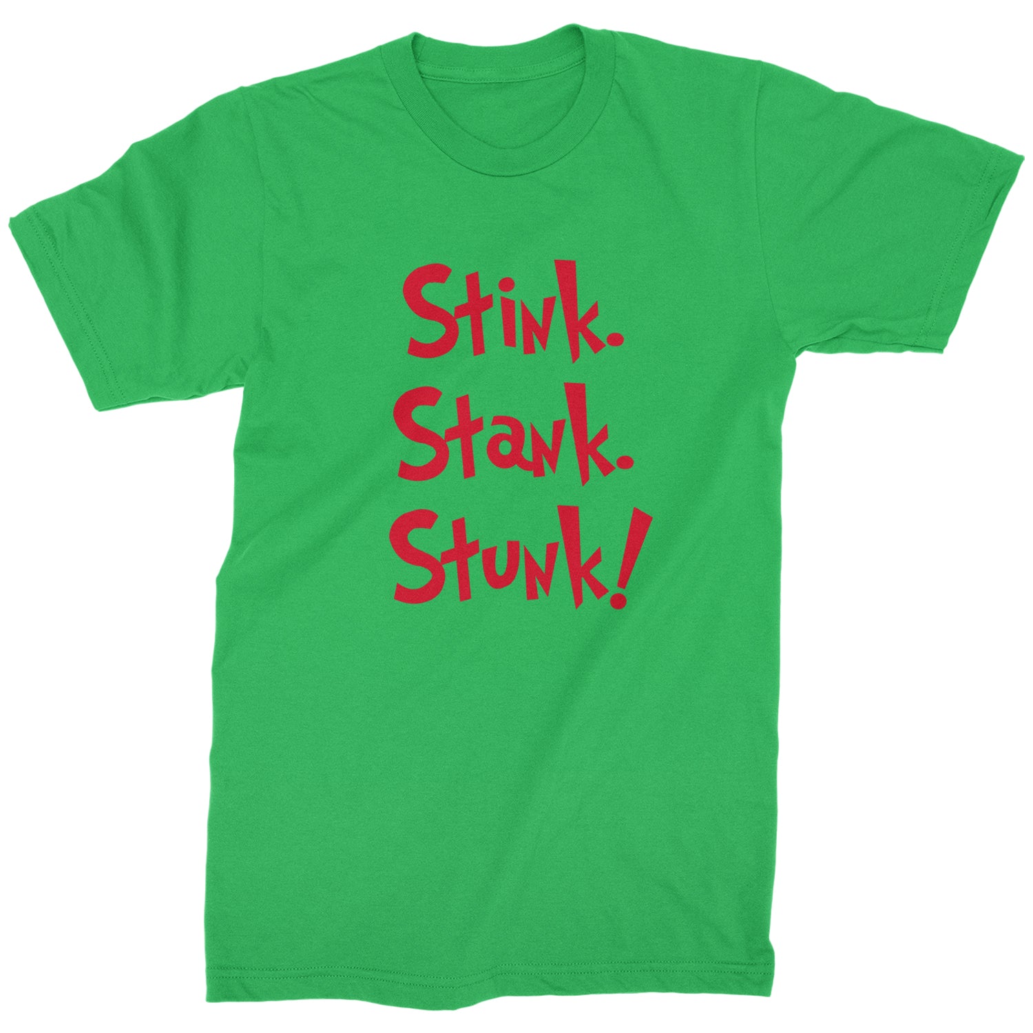 Stink Stank Stunk Grinch Mens T-shirt christmas, holiday, sweater, ugly, xmas by Expression Tees