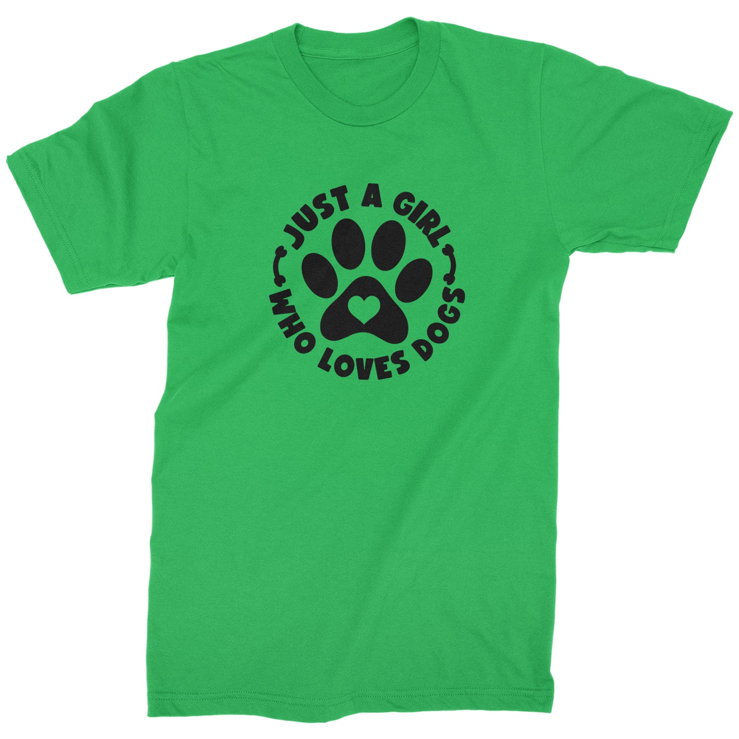 Dogs Just A Girl Who Loves DOGS Mens T-shirt dog, puppy, rescue by Expression Tees
