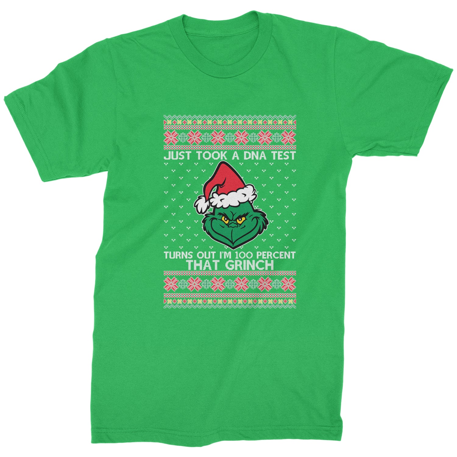 One Hundred Percent That Grinch Mens T-shirt christmas, grinch, sweater, sweatshirt, ugly, xmas by Expression Tees