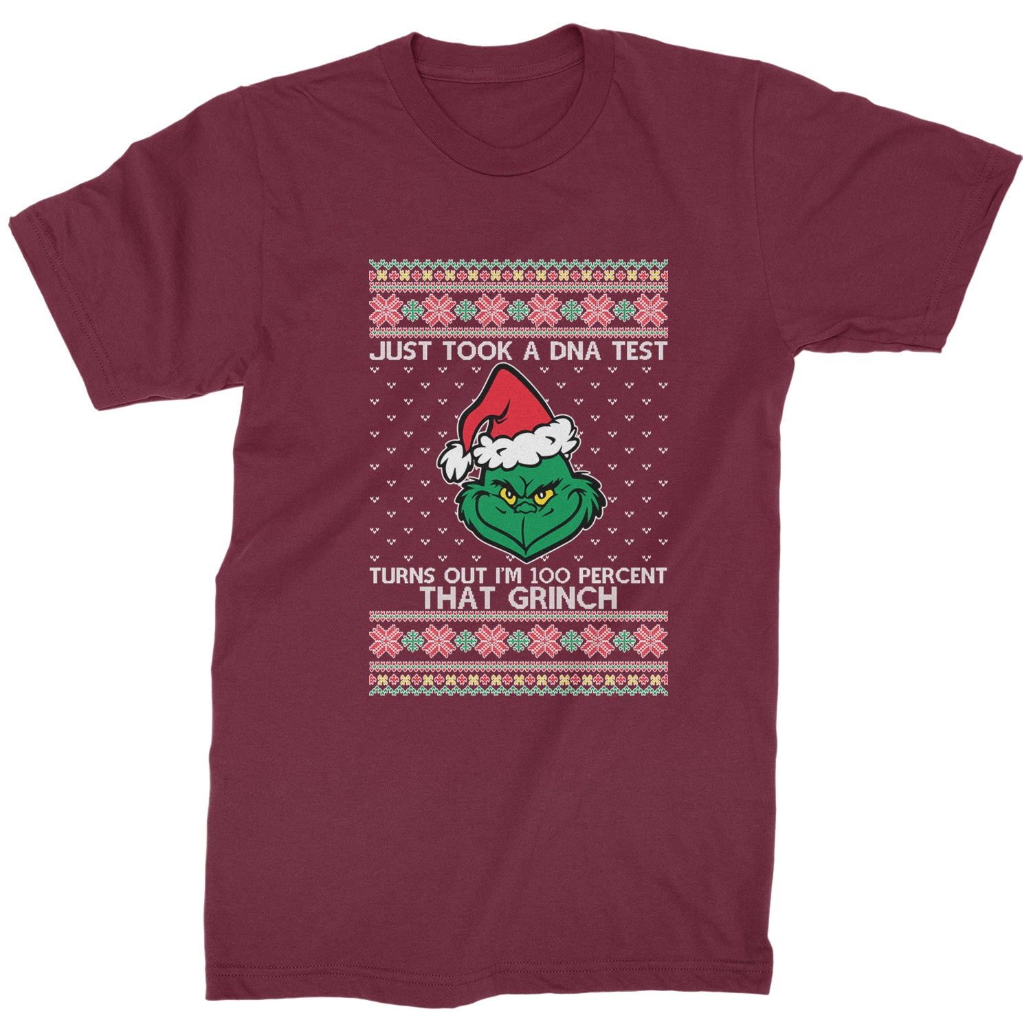 One Hundred Percent That Grinch Mens T-shirt christmas, grinch, sweater, sweatshirt, ugly, xmas by Expression Tees