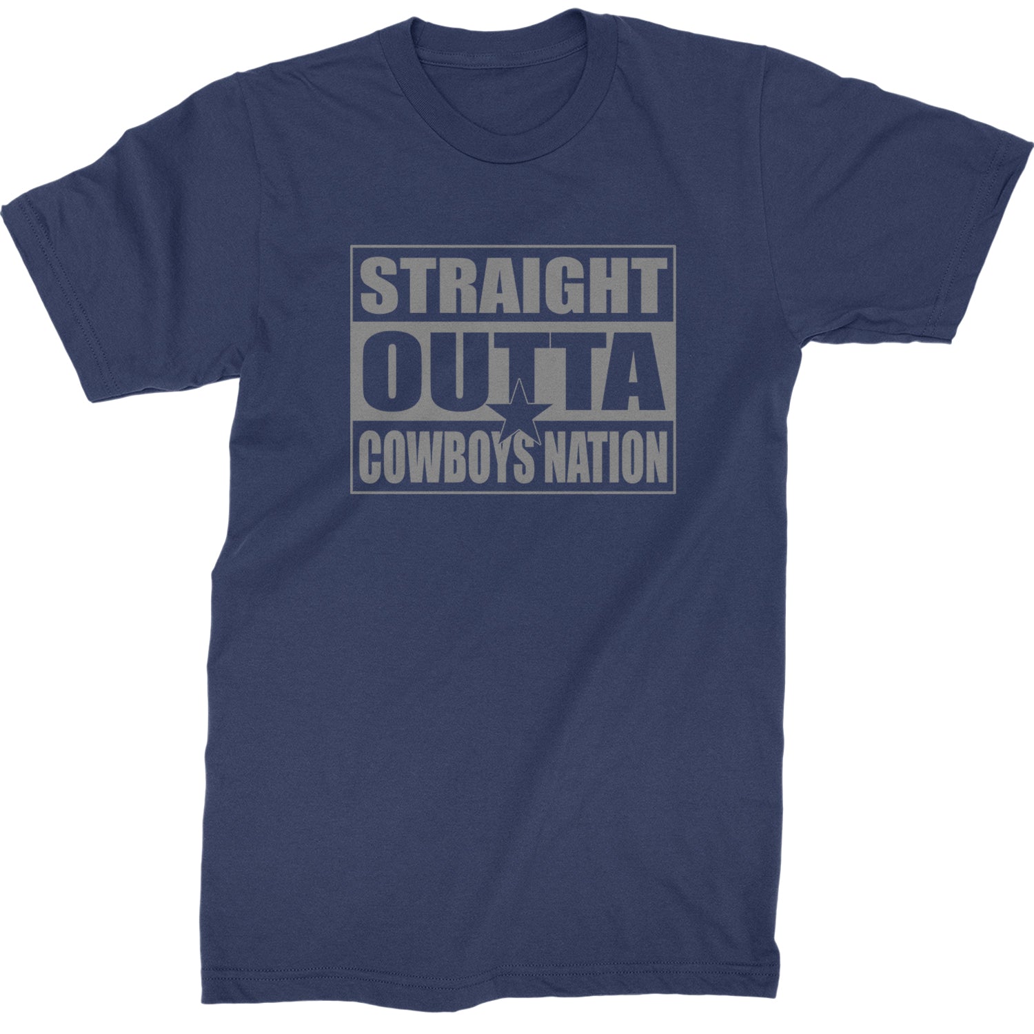Straight Outta Cowboys Nation   Mens T-shirt