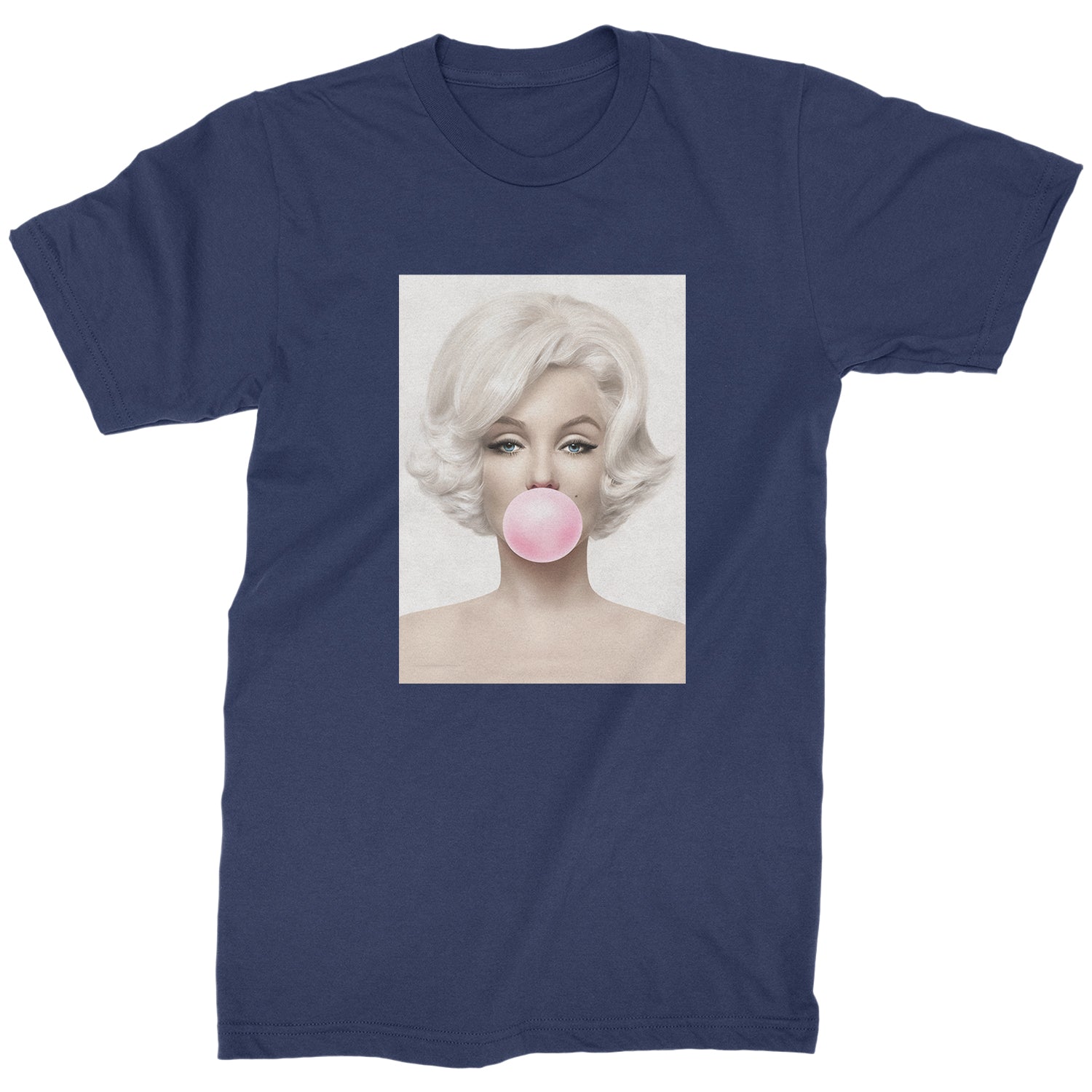 Marilyn Monroe Pink Bubble Gum Mens T-shirt marilyn, monroe by Expression Tees