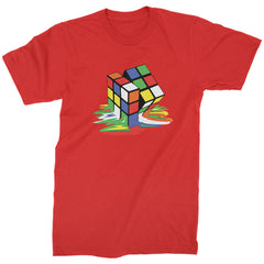 Melting Multi-Colored Cube Mens T-shirt gamer, gaming, nerd, shirt by Expression Tees