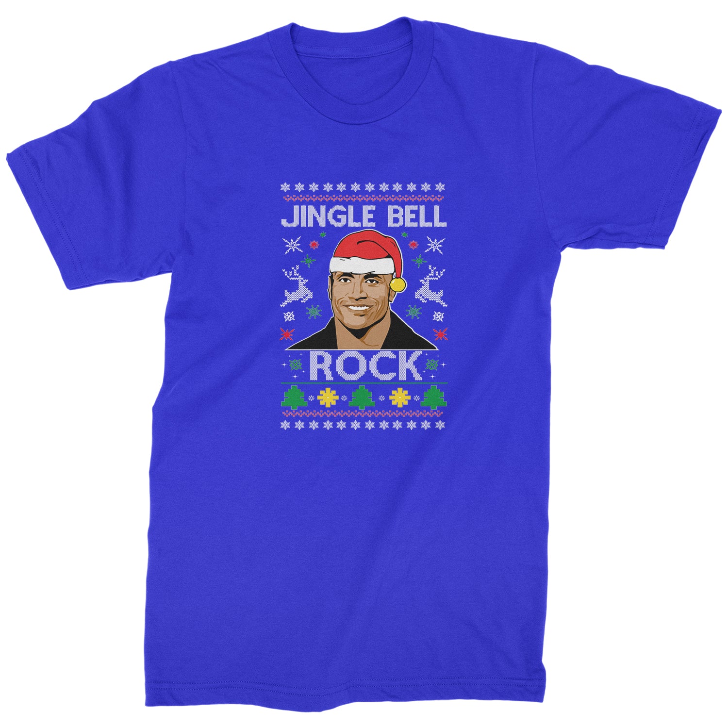 Jingle Bell Rock Ugly Christmas Mens T-shirt 2018, champ, Christmas, dwayne, johnson, peoples, rock, Sweatshirts, the, Ugly by Expression Tees
